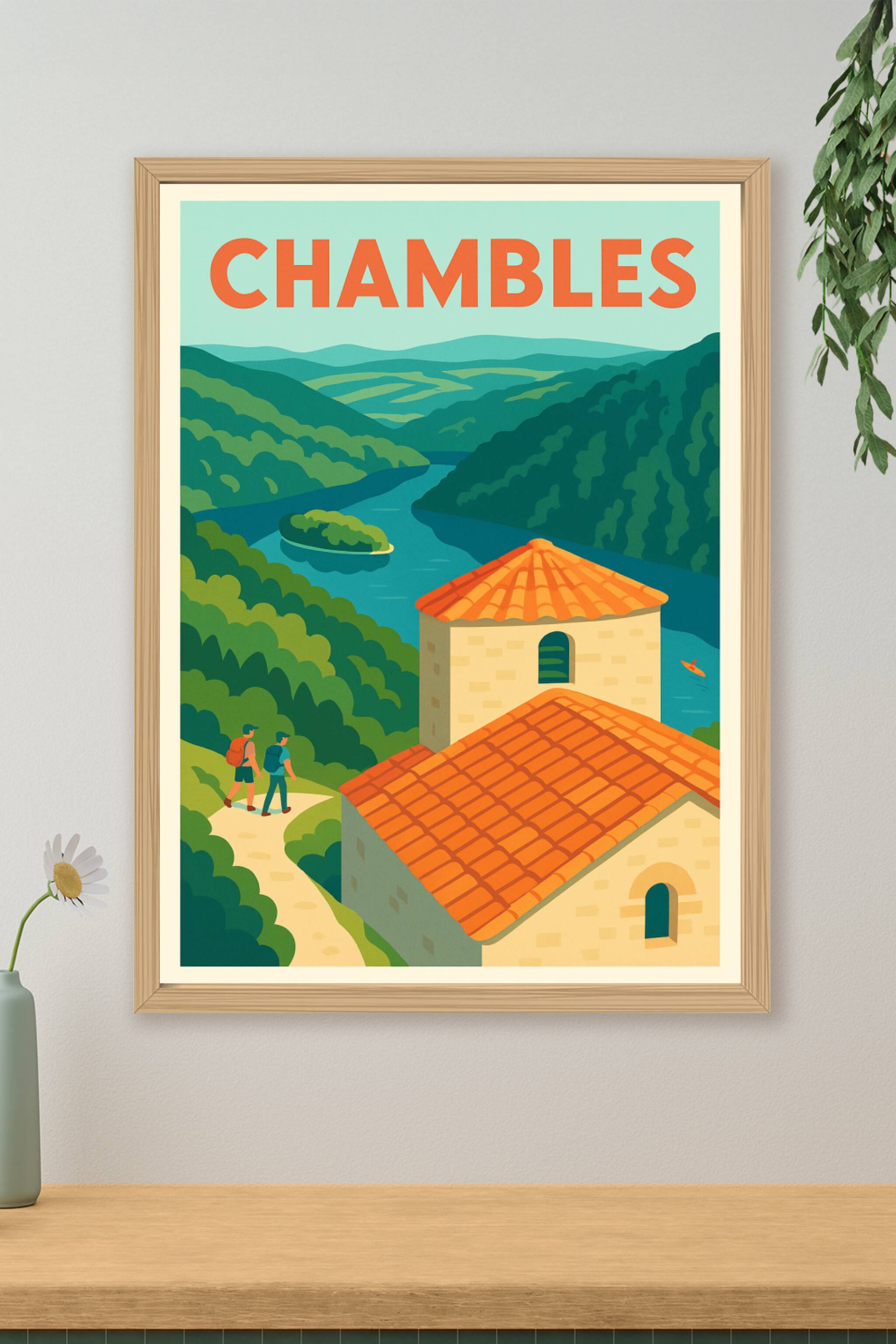 Affiche de Chambles - Évasion nature au cœur de la Loire