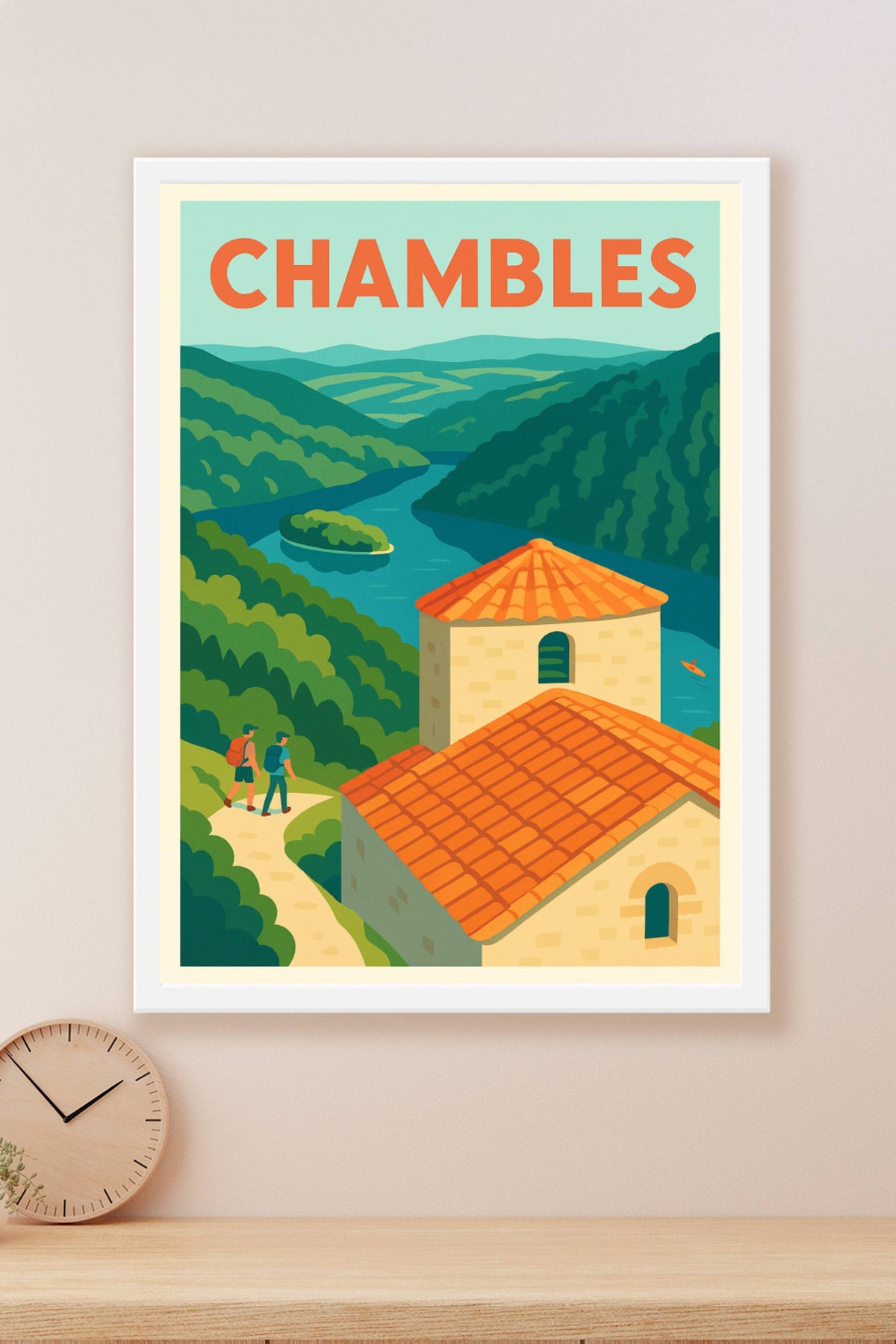 Affiche de Chambles - Évasion nature au cœur de la Loire
