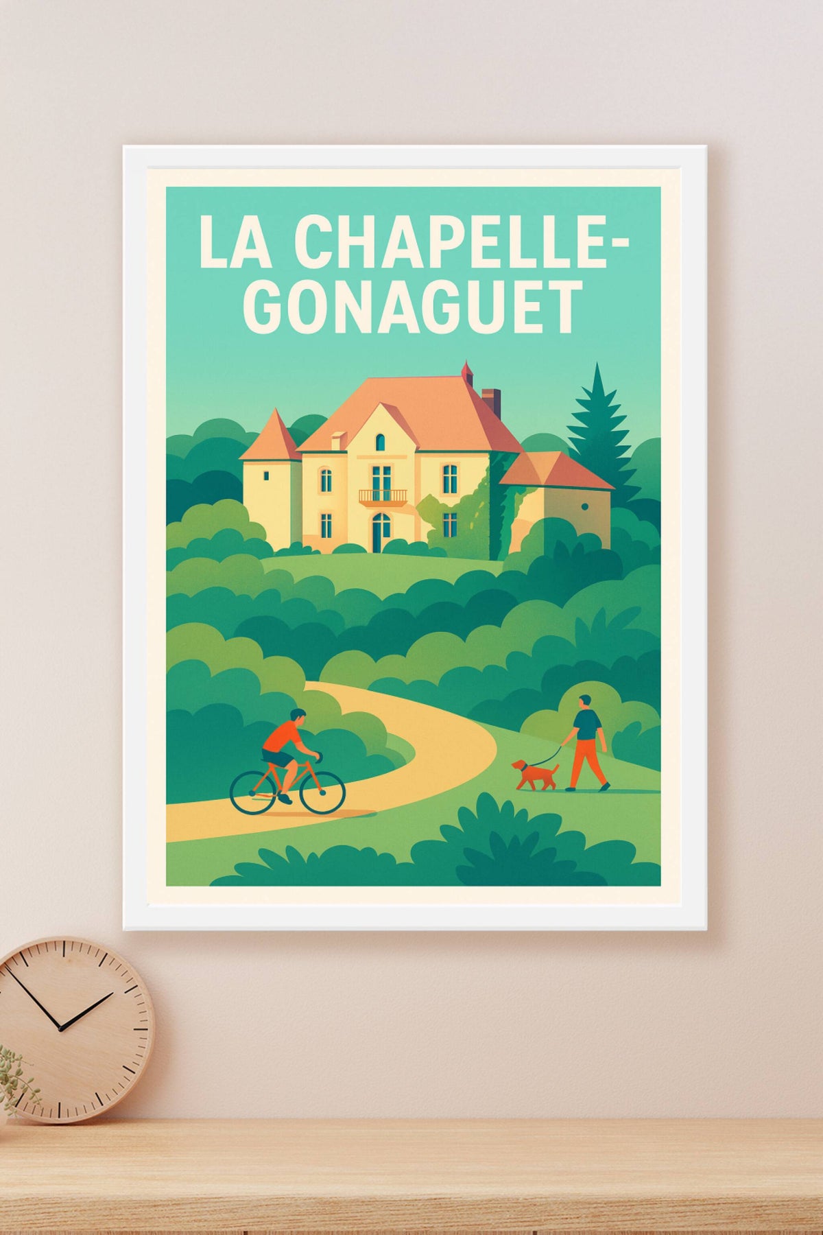 Affiche de La Chapelle-Gonaguet - L'Élégance au Cœur de la Nature