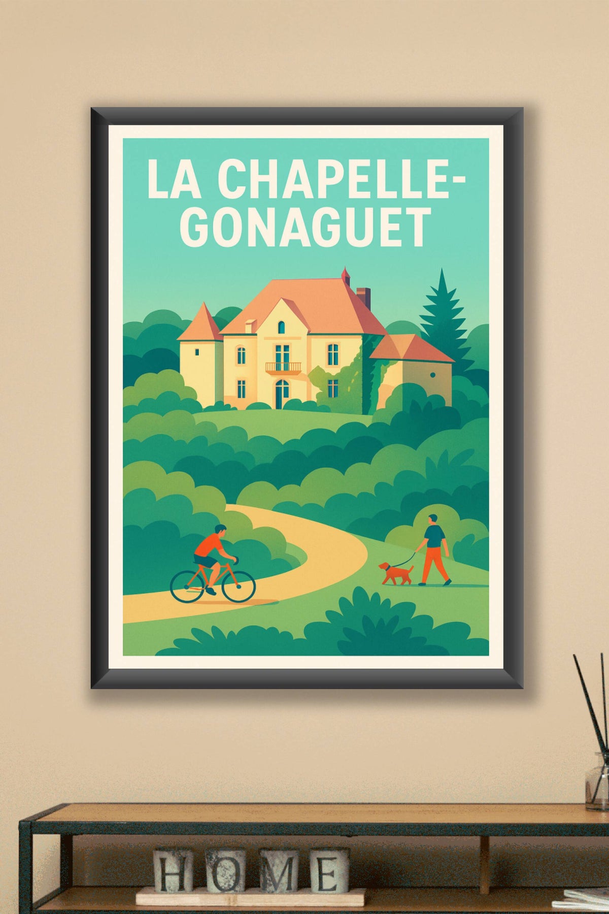 Affiche de La Chapelle-Gonaguet - L'Élégance au Cœur de la Nature