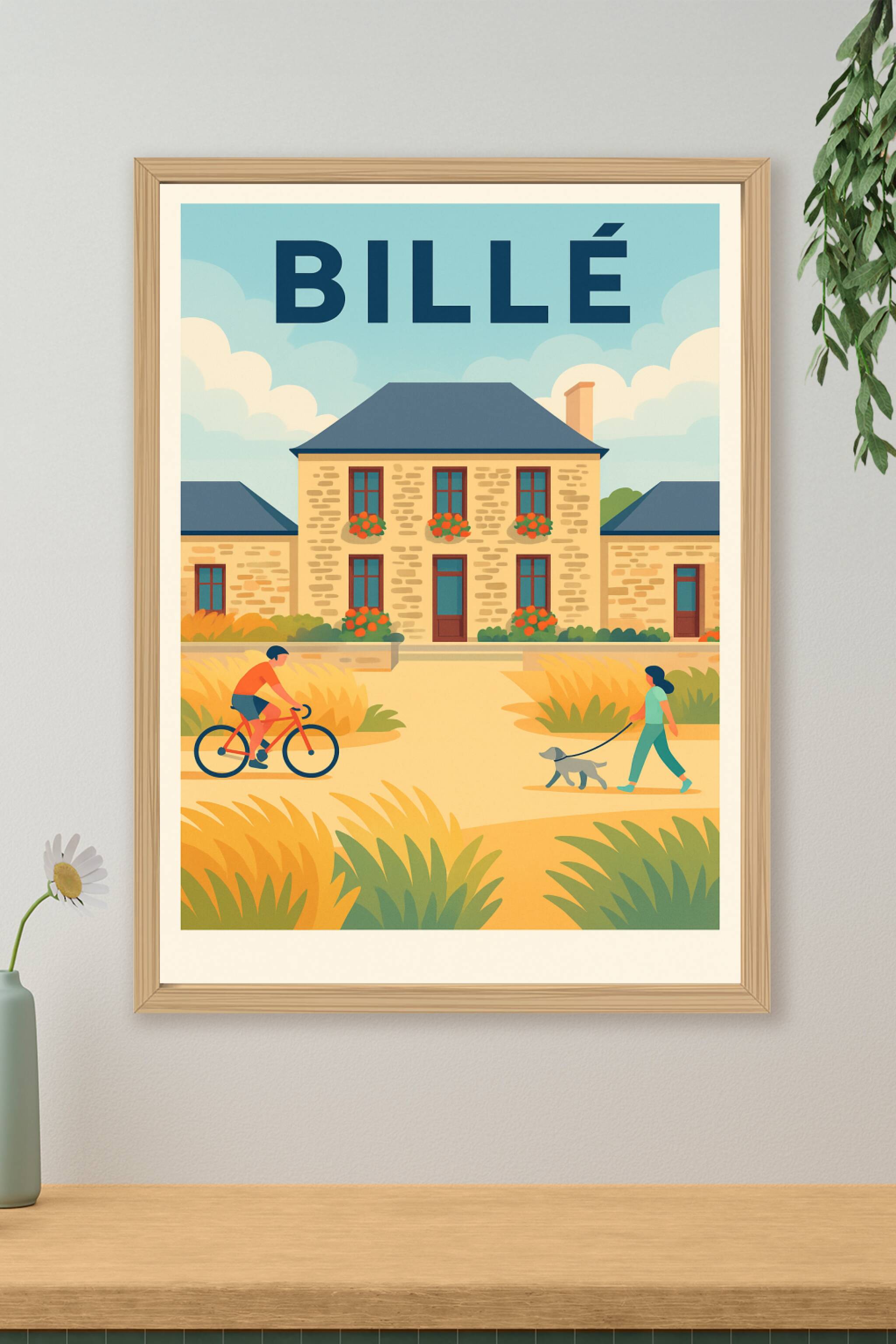 Affiche de Billé - Charme paisible à la campagne