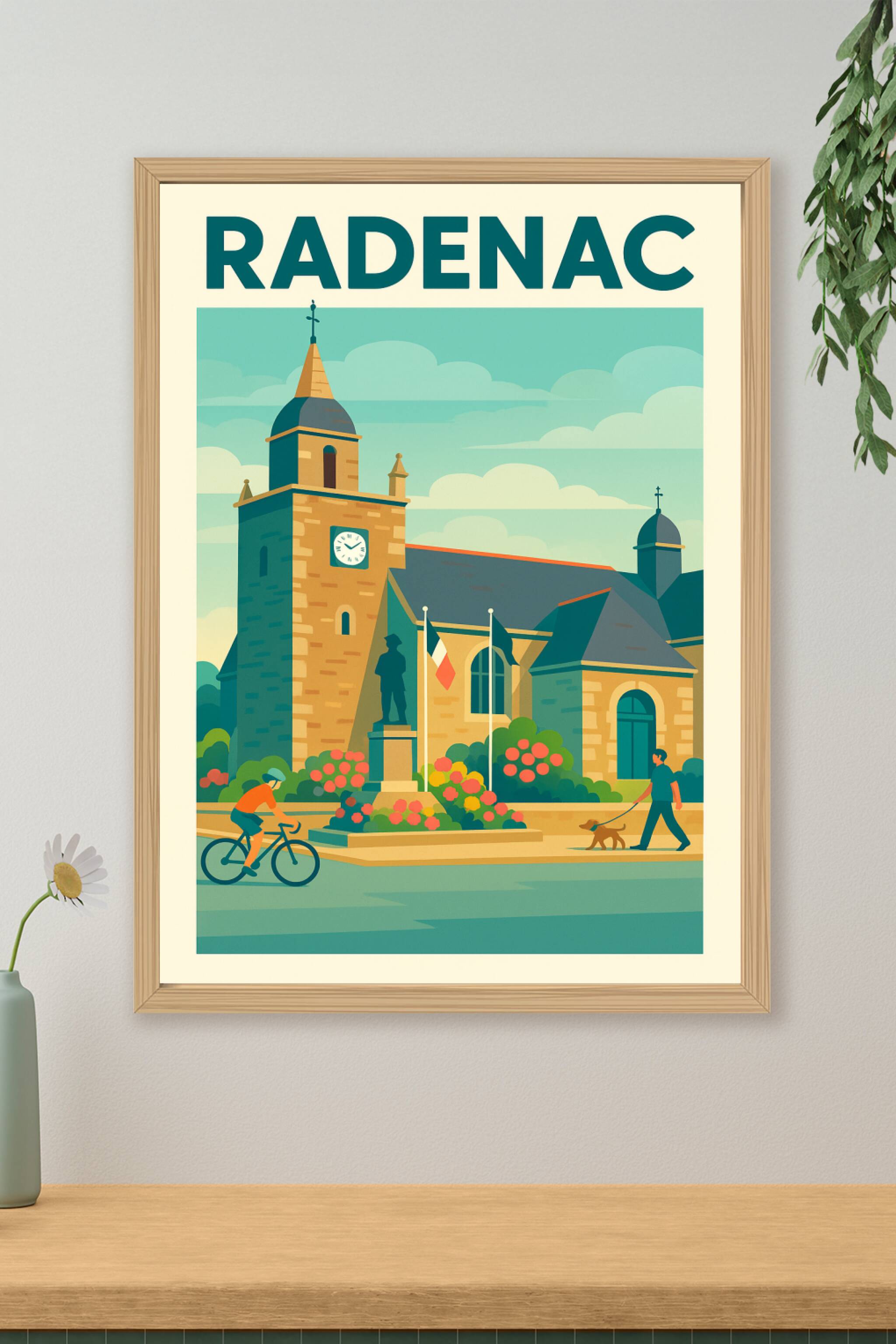 Affiche de Radenac - Charme et sérénité au cœur de la Bretagne