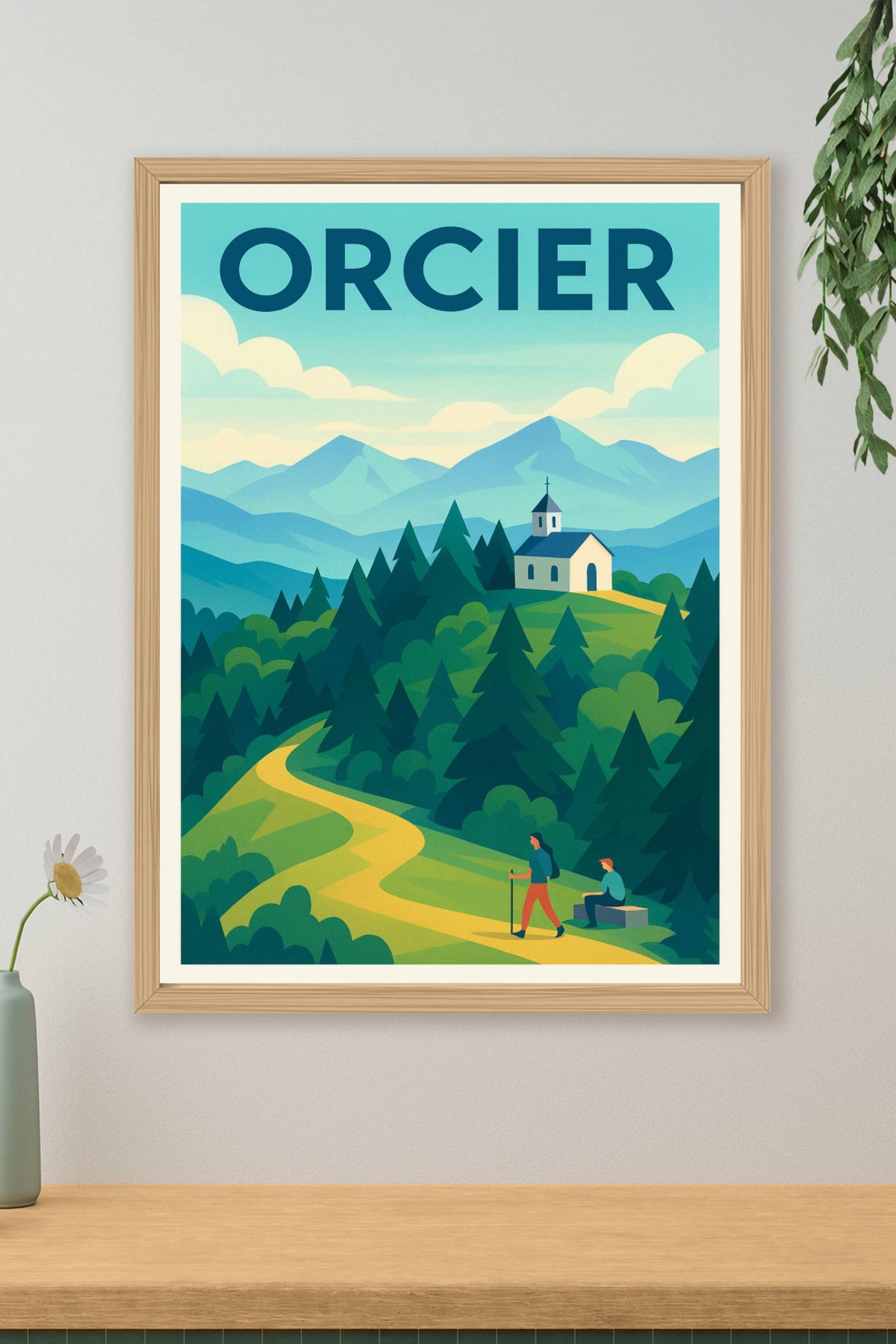 Affiche de Orcier - Escapade paisible au cœur des montagnes