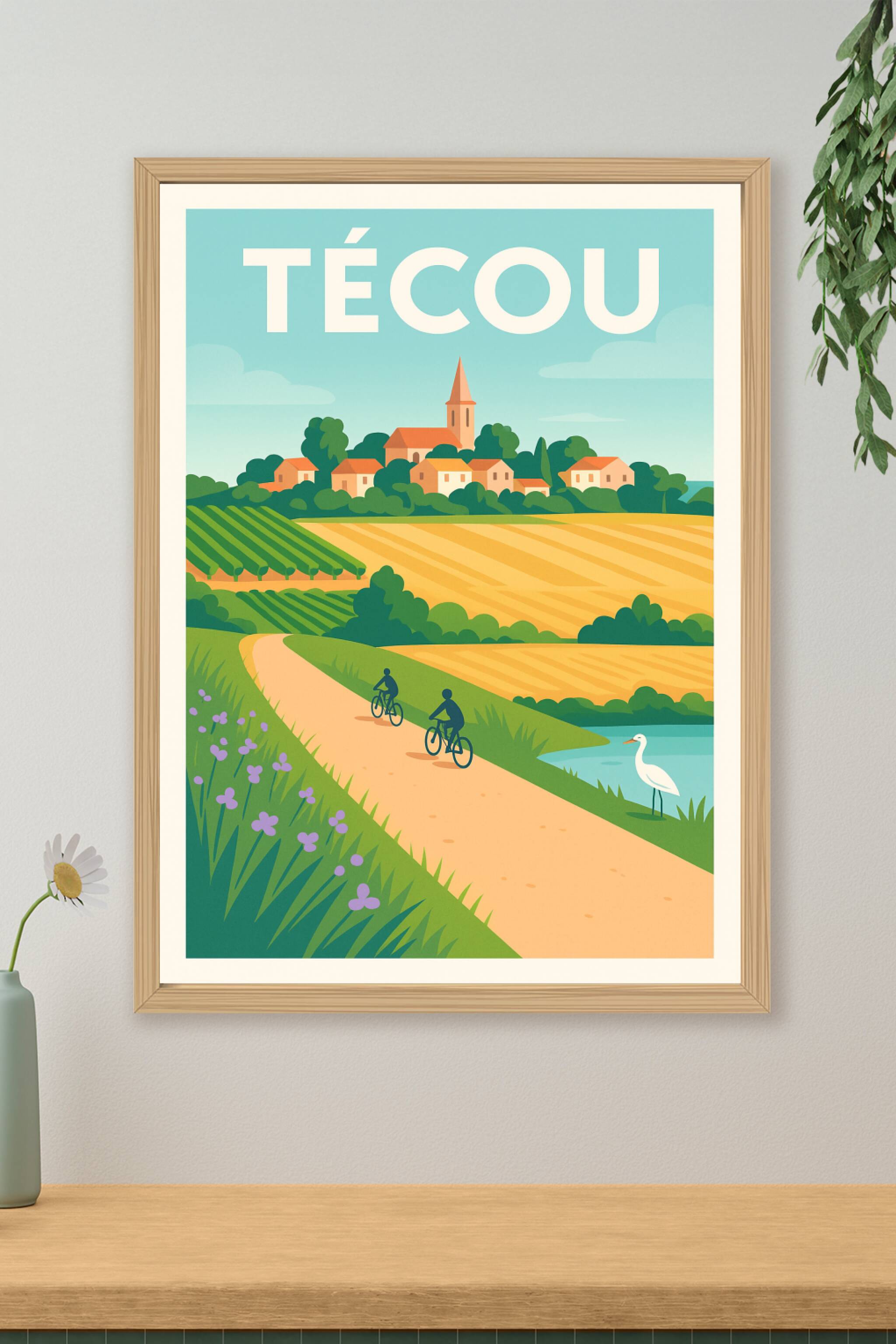 Affiche de Técou - Escapade champêtre et douceur de vivre