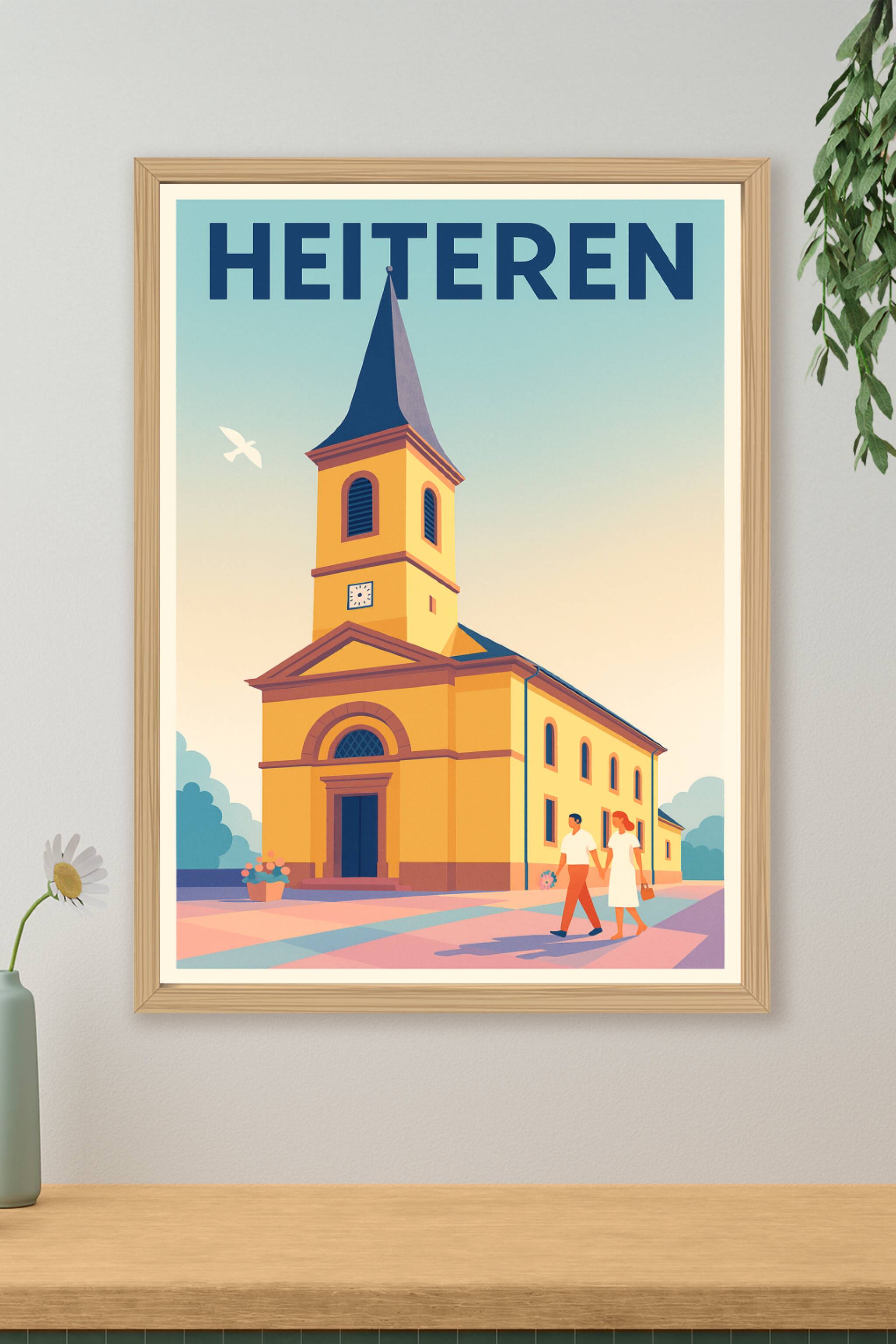Affiche de Heiteren - Charme et sérénité à l'église du village