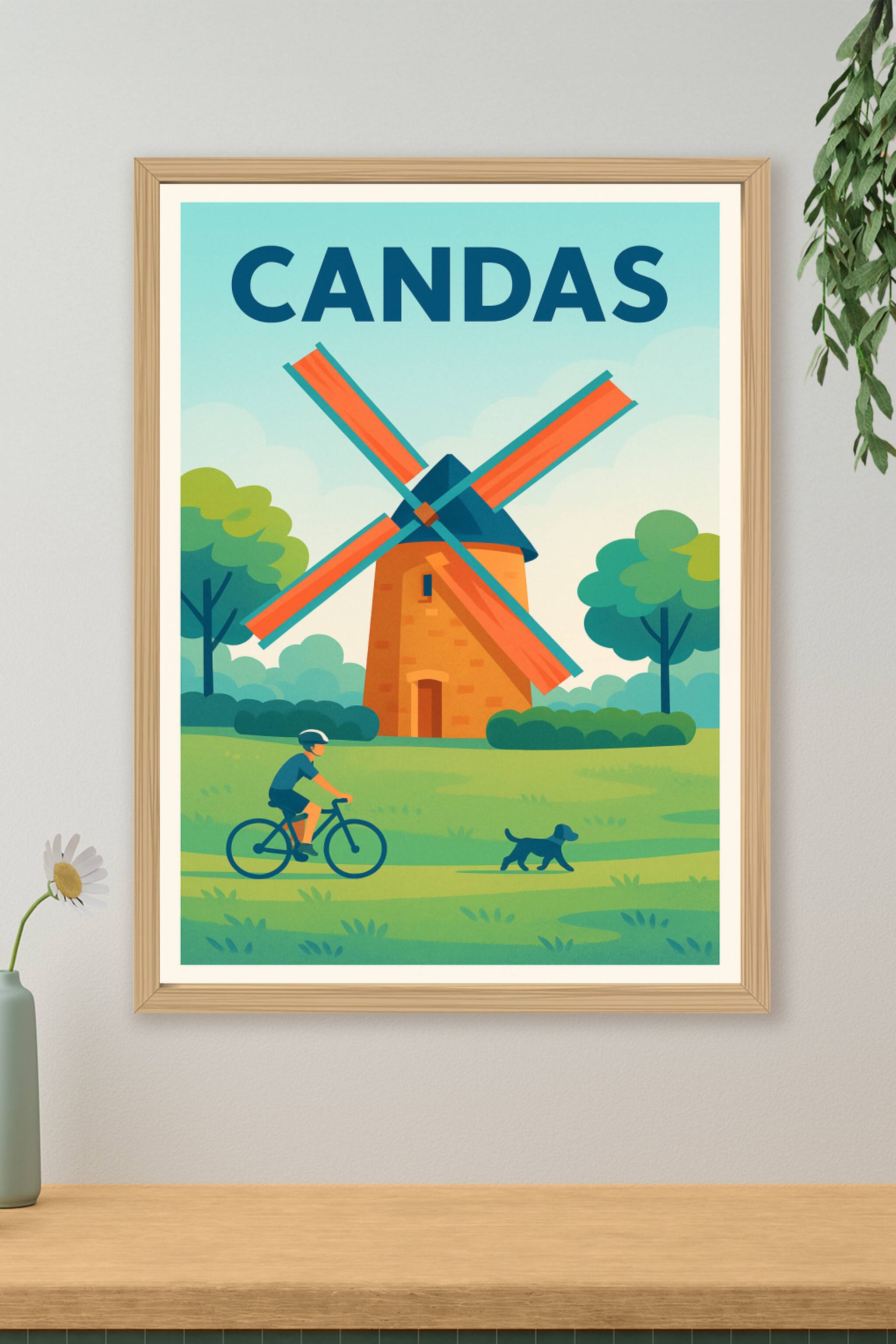Affiche de Candas - Charme bucolique et nature paisible