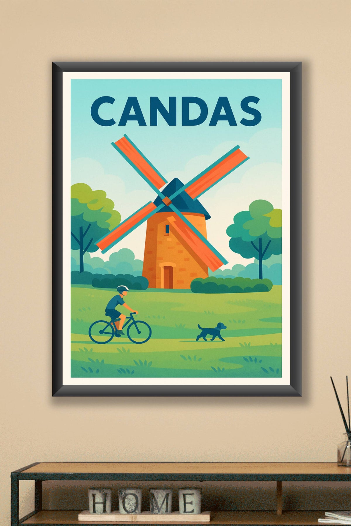 Affiche de Candas - Charme bucolique et nature paisible
