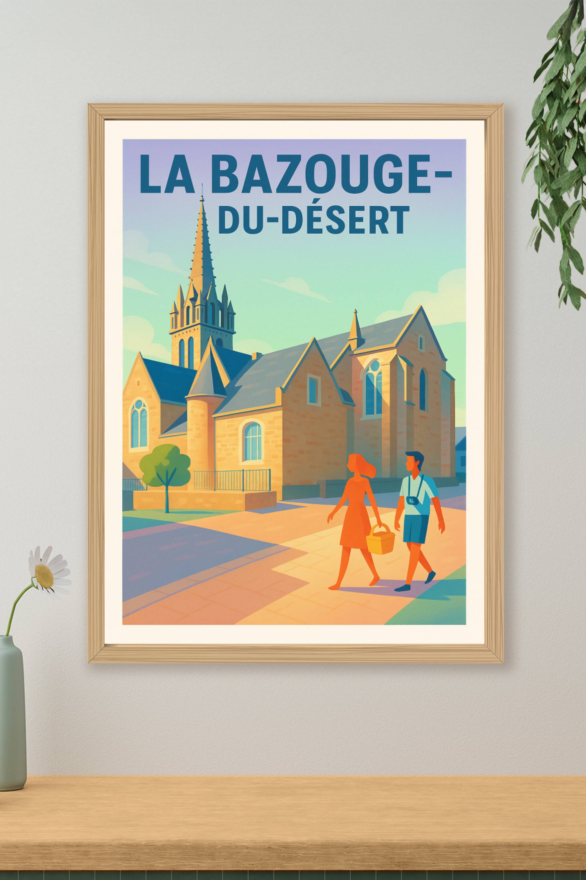 Affiche de La Bazouge-du-Désert - Charme et douceur bretonne