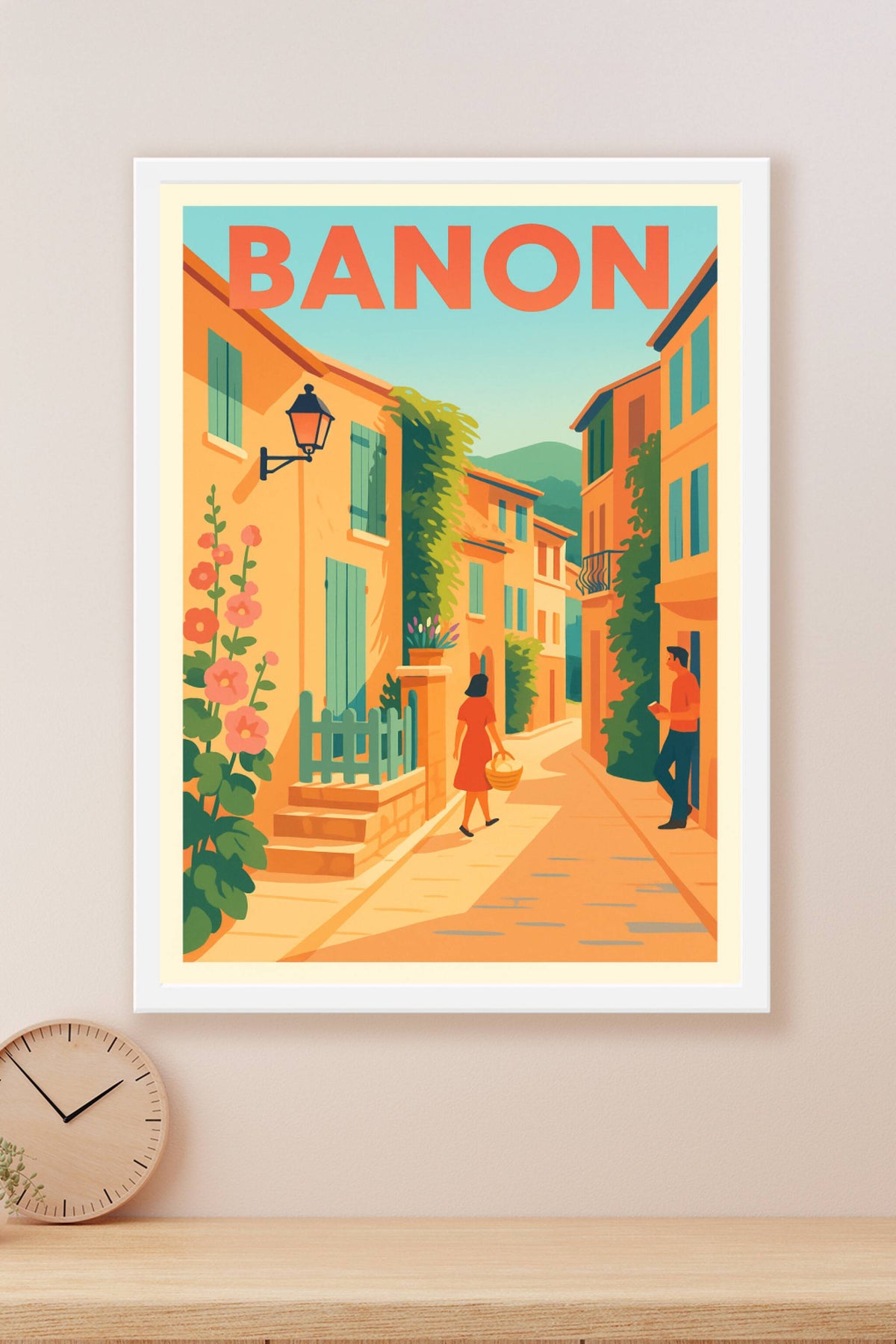Affiche de Banon - Charmante promenade en Provence