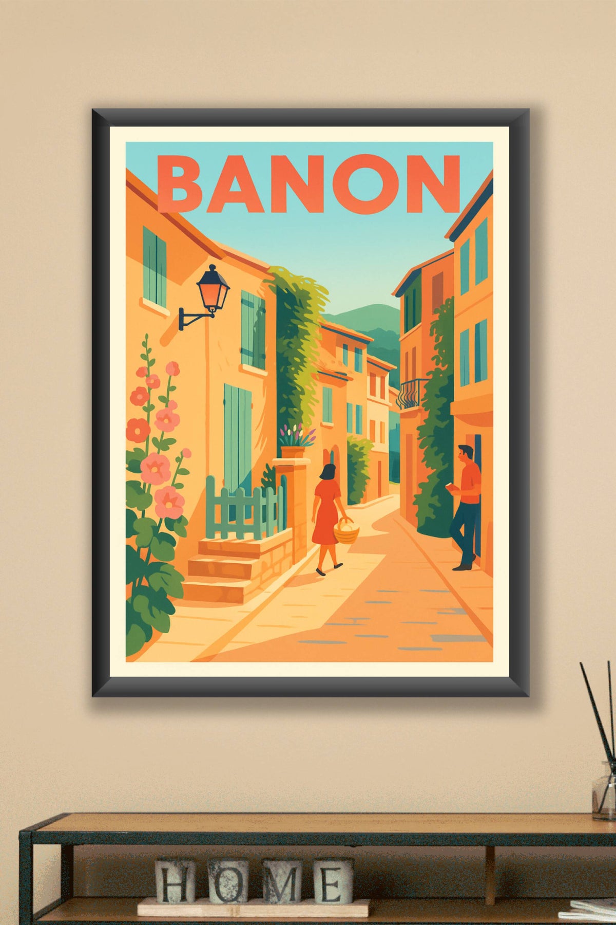 Affiche de Banon - Charmante promenade en Provence