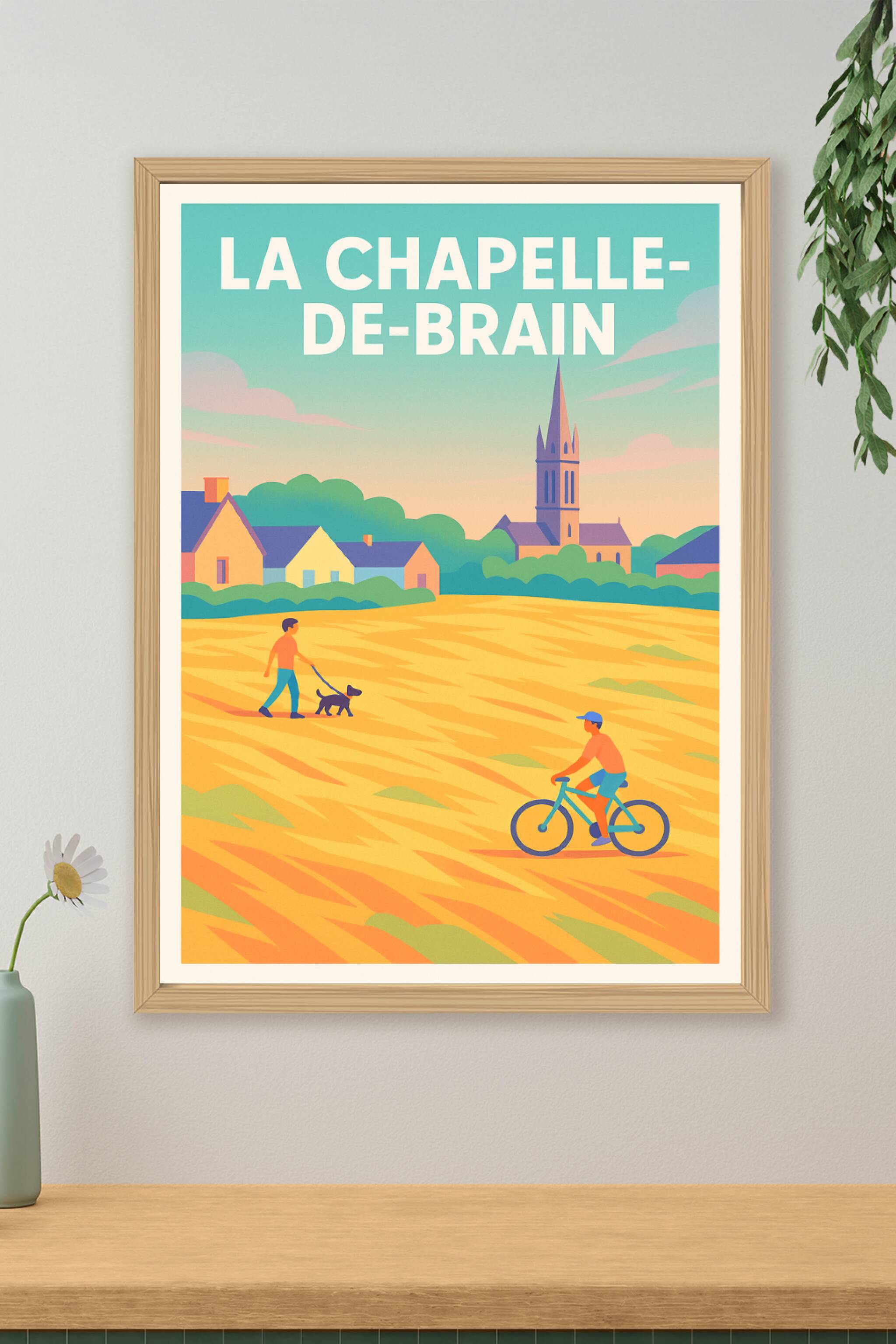 Affiche de La Chapelle-de-Brain - Évasion et douceur de vivre à la campagne