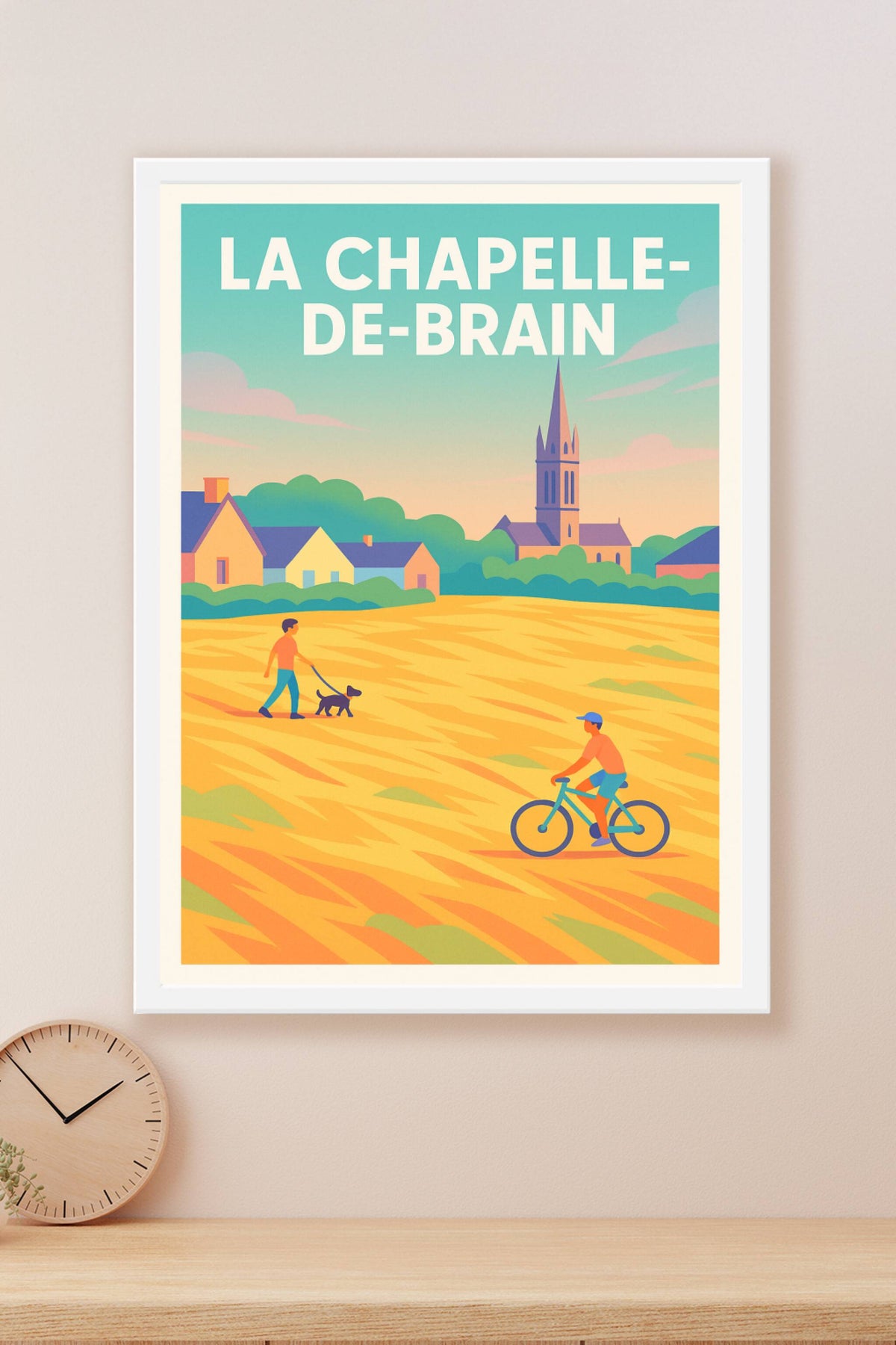 Affiche de La Chapelle-de-Brain - Évasion et douceur de vivre à la campagne