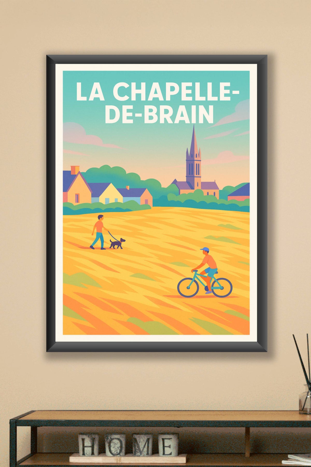 Affiche de La Chapelle-de-Brain - Évasion et douceur de vivre à la campagne