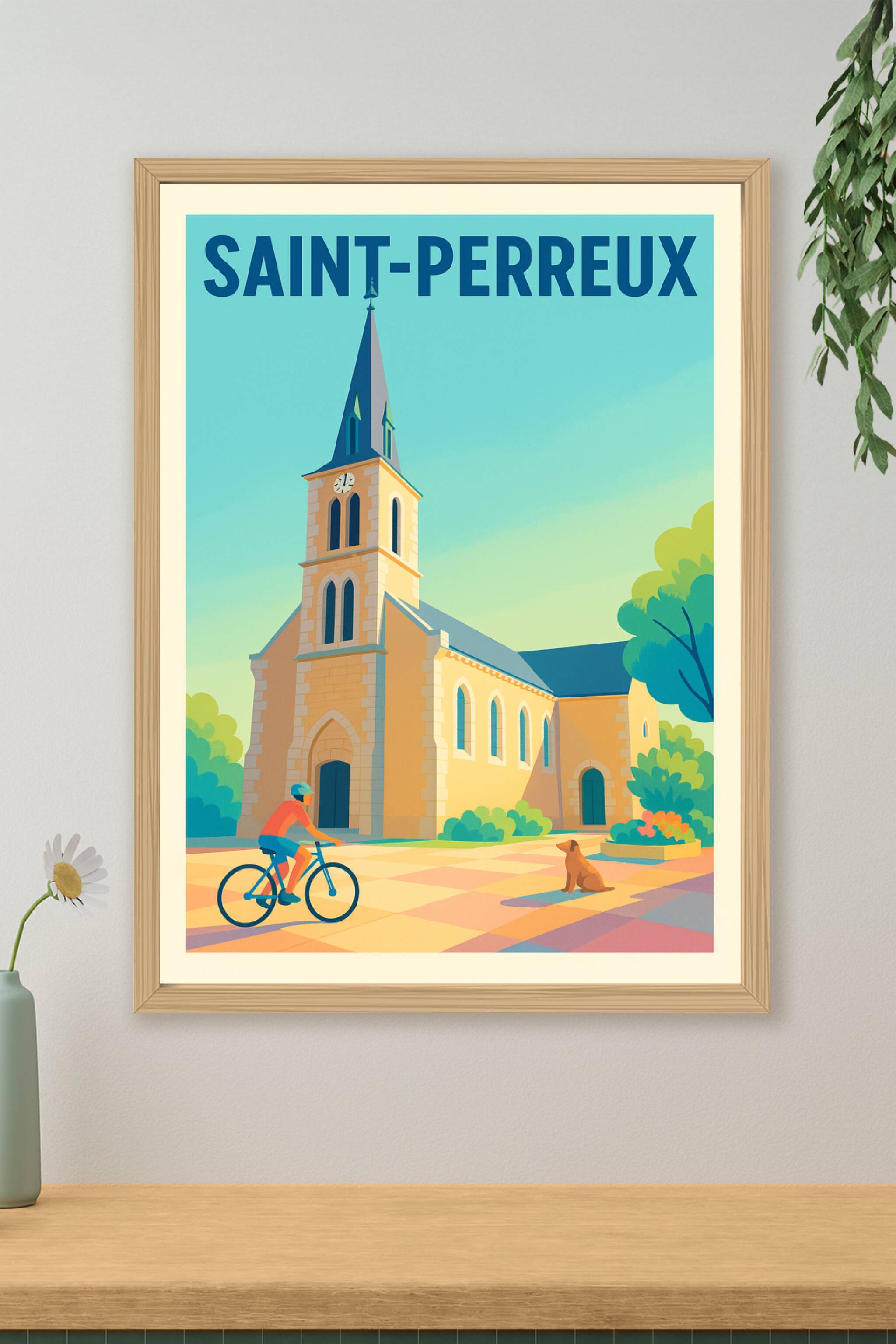 Affiche de Saint-Perreux - Charme et Sérénité au cœur du village