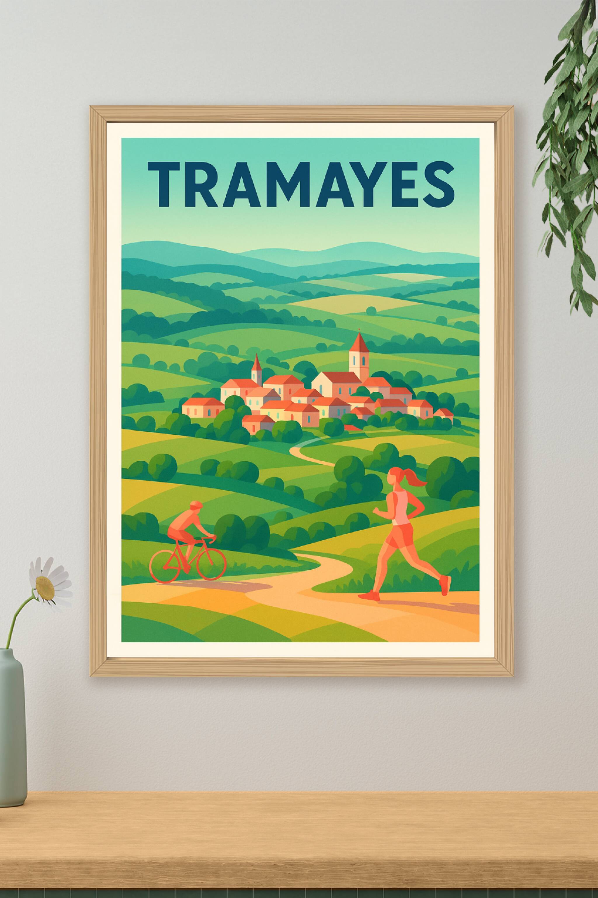 Affiche de Tramayes - Évasion nature entre collines et village