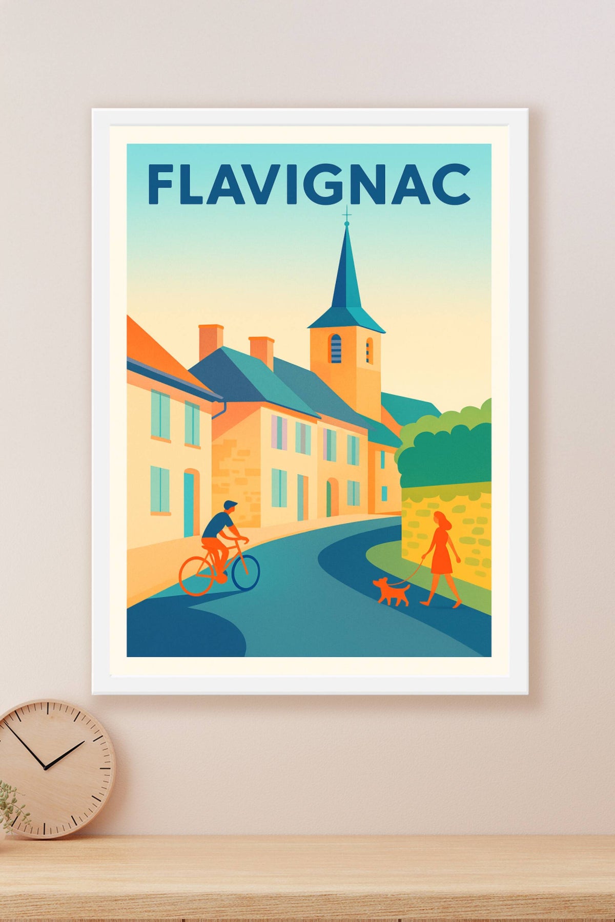 Affiche de Flavignac - Paysages paisibles et charme authentique