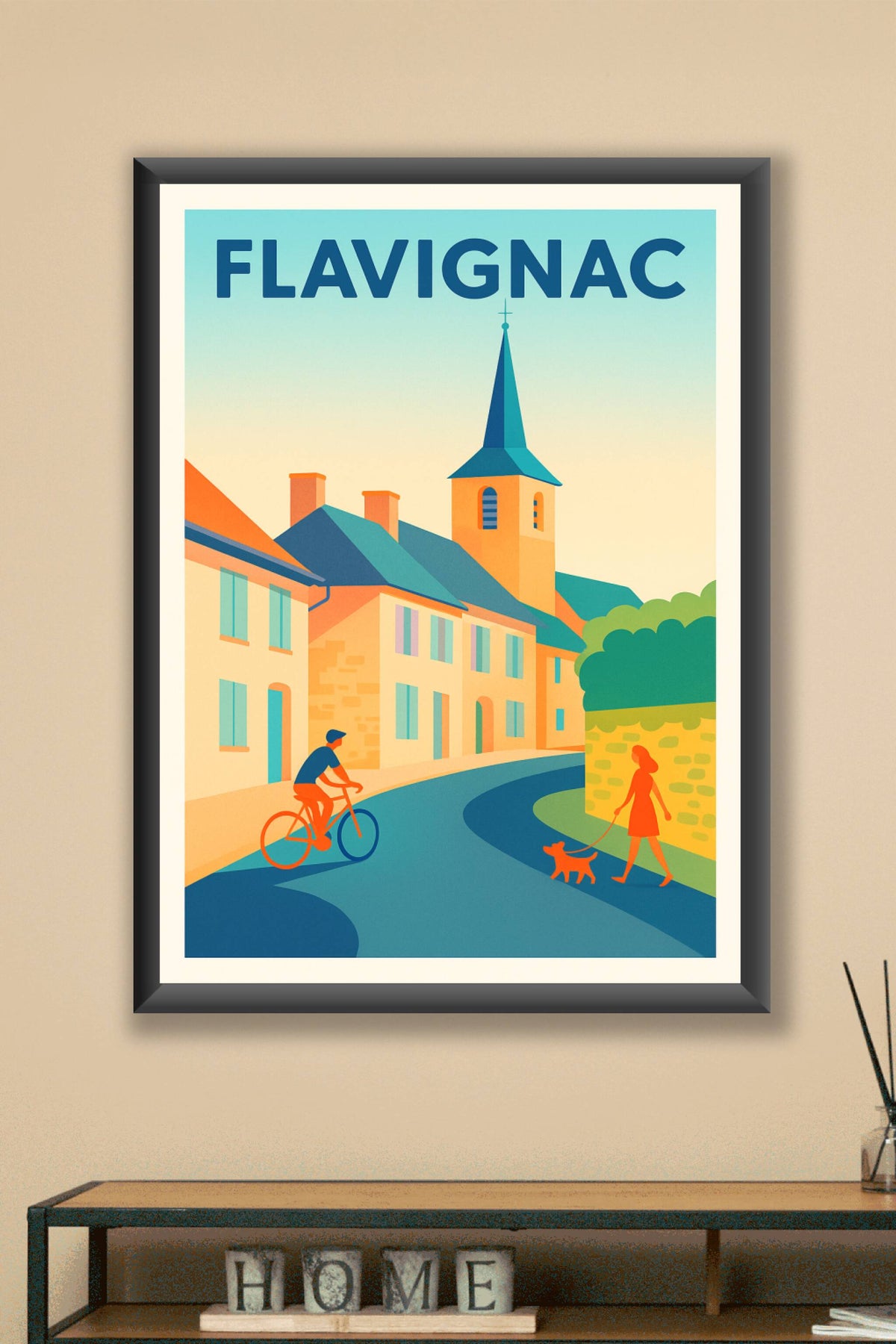 Affiche de Flavignac - Paysages paisibles et charme authentique