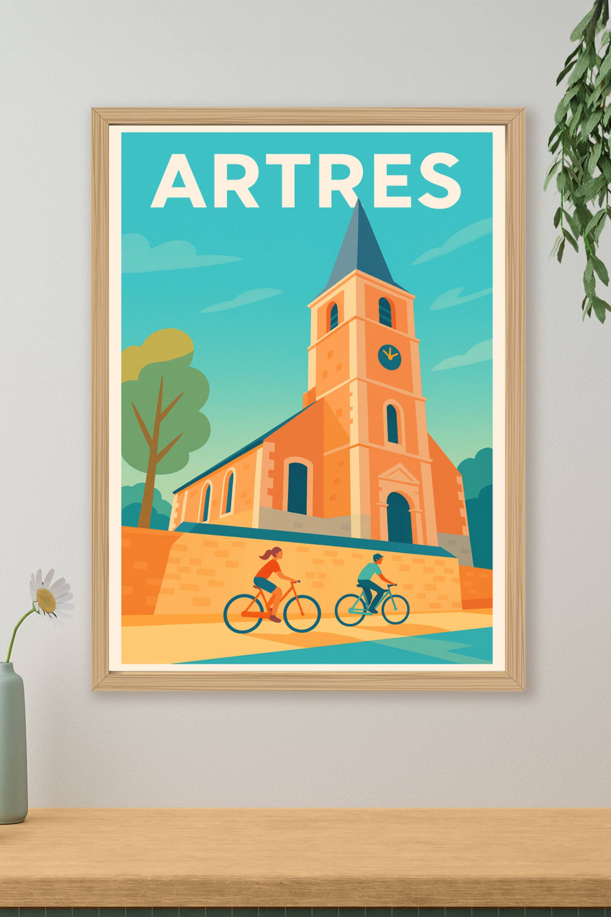 Affiche de Artres - Balade paisible au cœur du village
