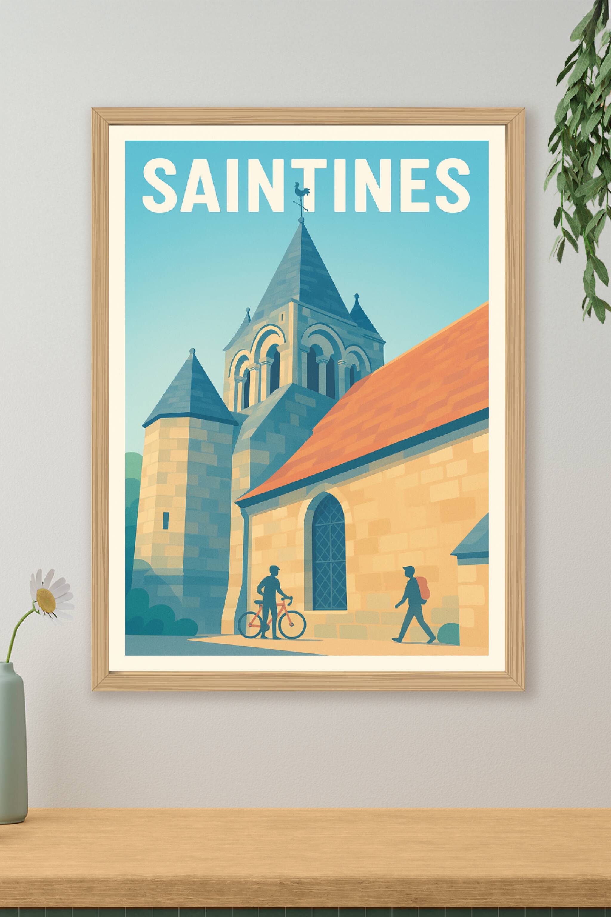Affiche de Saintines - Charme historique et douceur de vivre