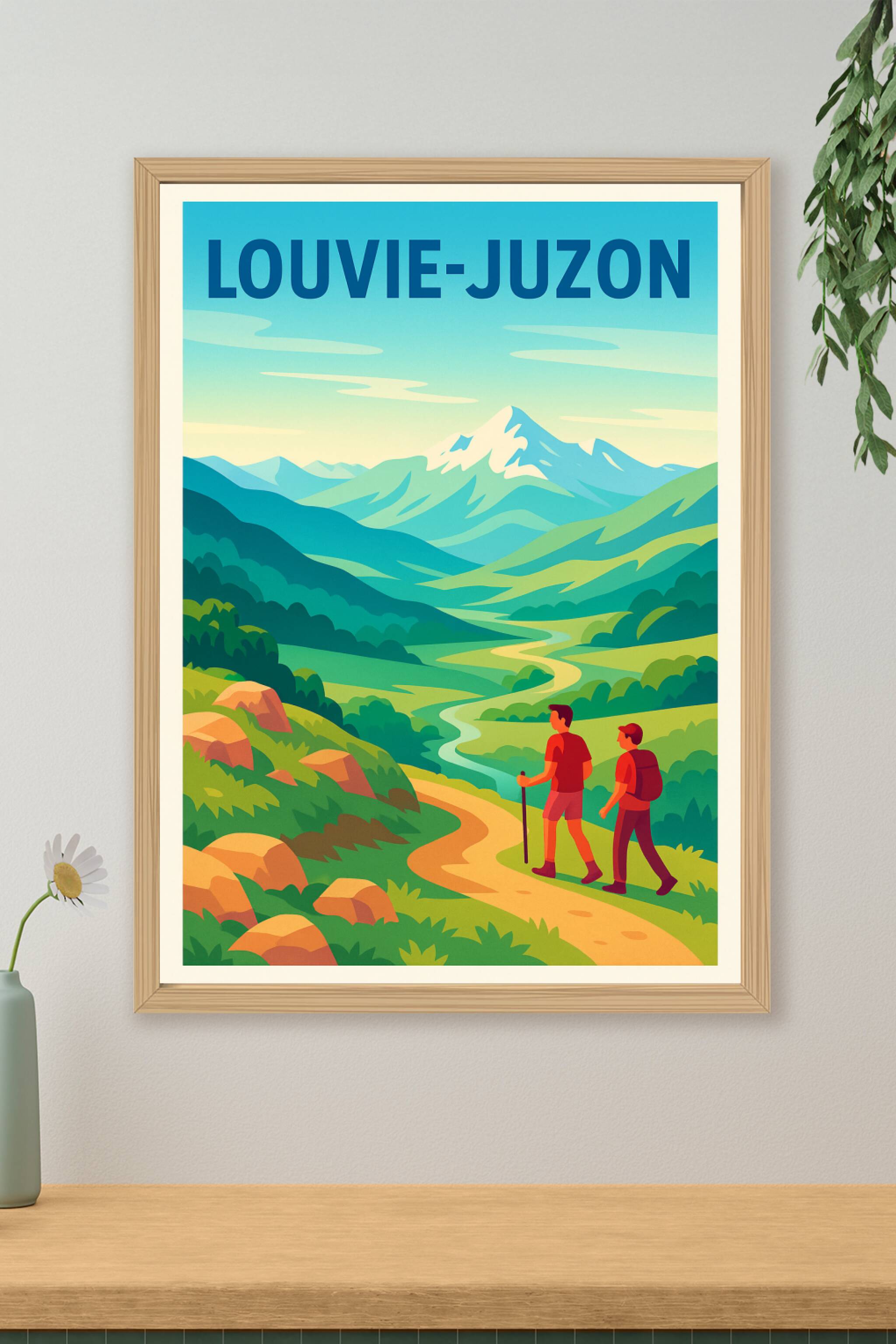 Affiche de Louvie-Juzon - Évasion et randonée au cœur des Pyrénées