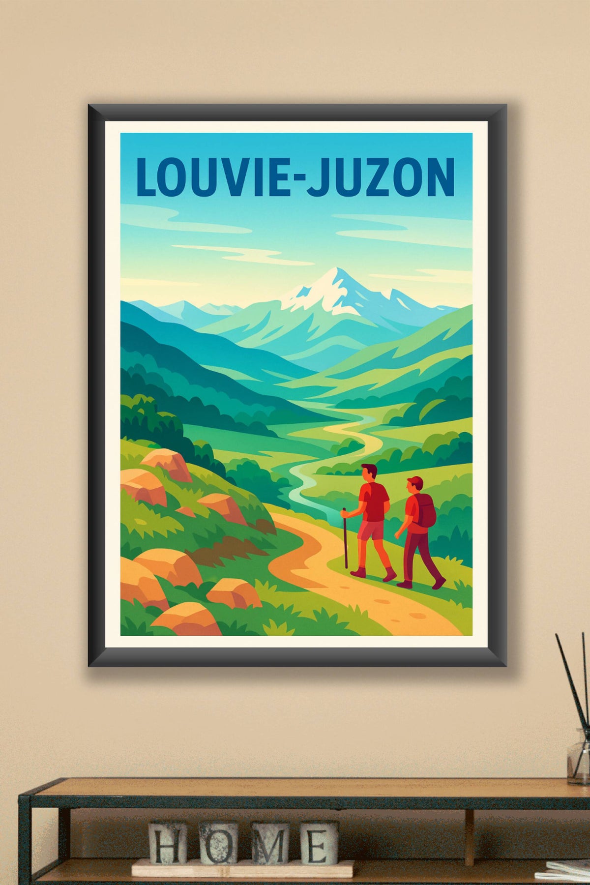 Affiche de Louvie-Juzon - Évasion et randonée au cœur des Pyrénées