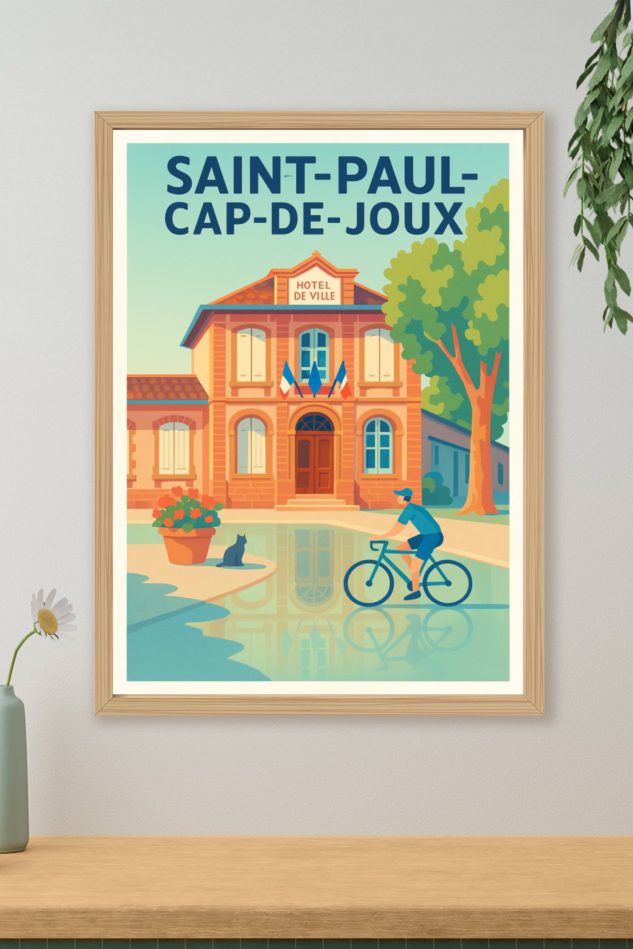 Affiche de Saint-Paul-Cap-de-Joux - Charme et Sérénité au Coeur du Village