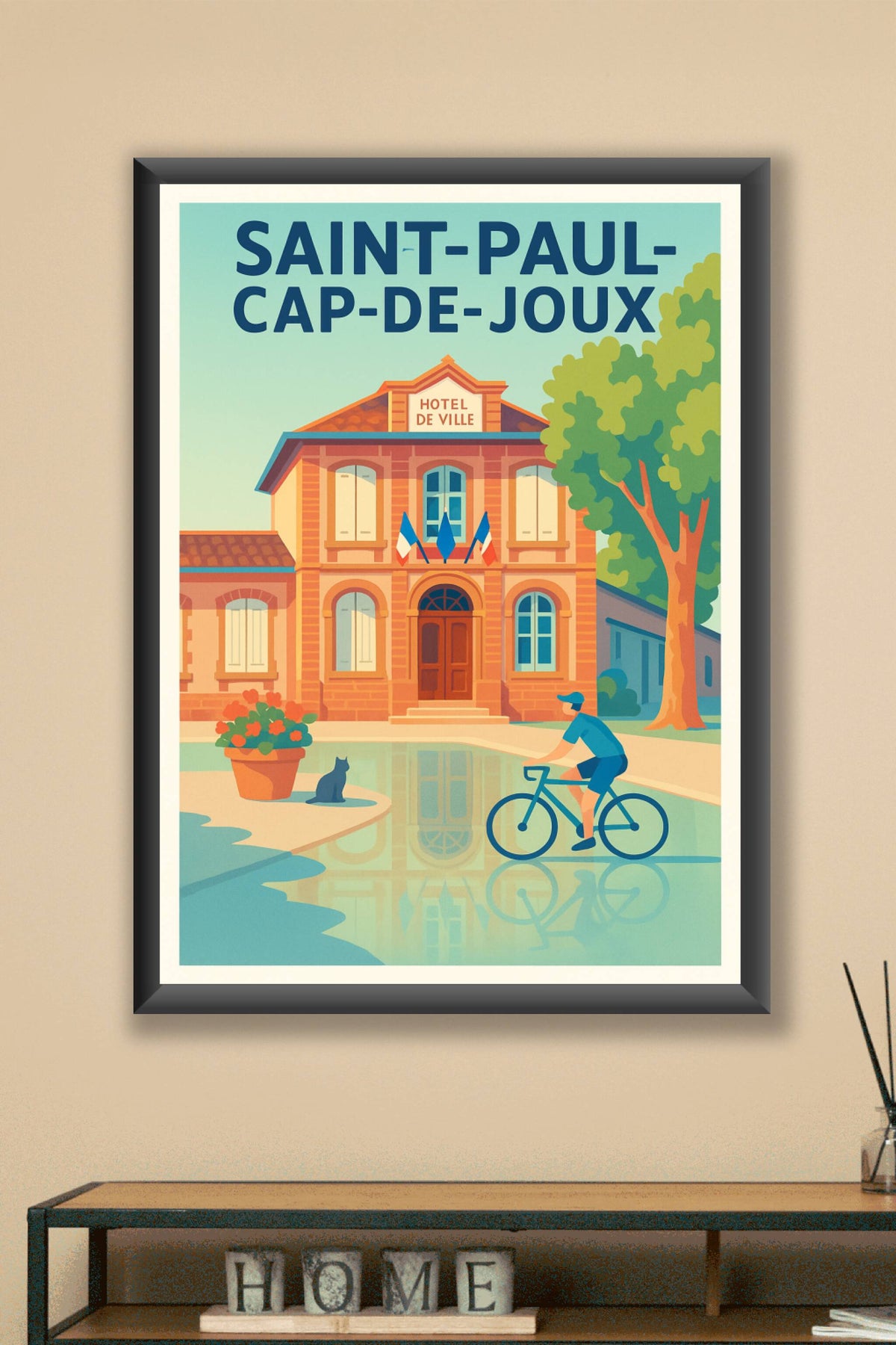 Affiche de Saint-Paul-Cap-de-Joux - Charme et Sérénité au Coeur du Village