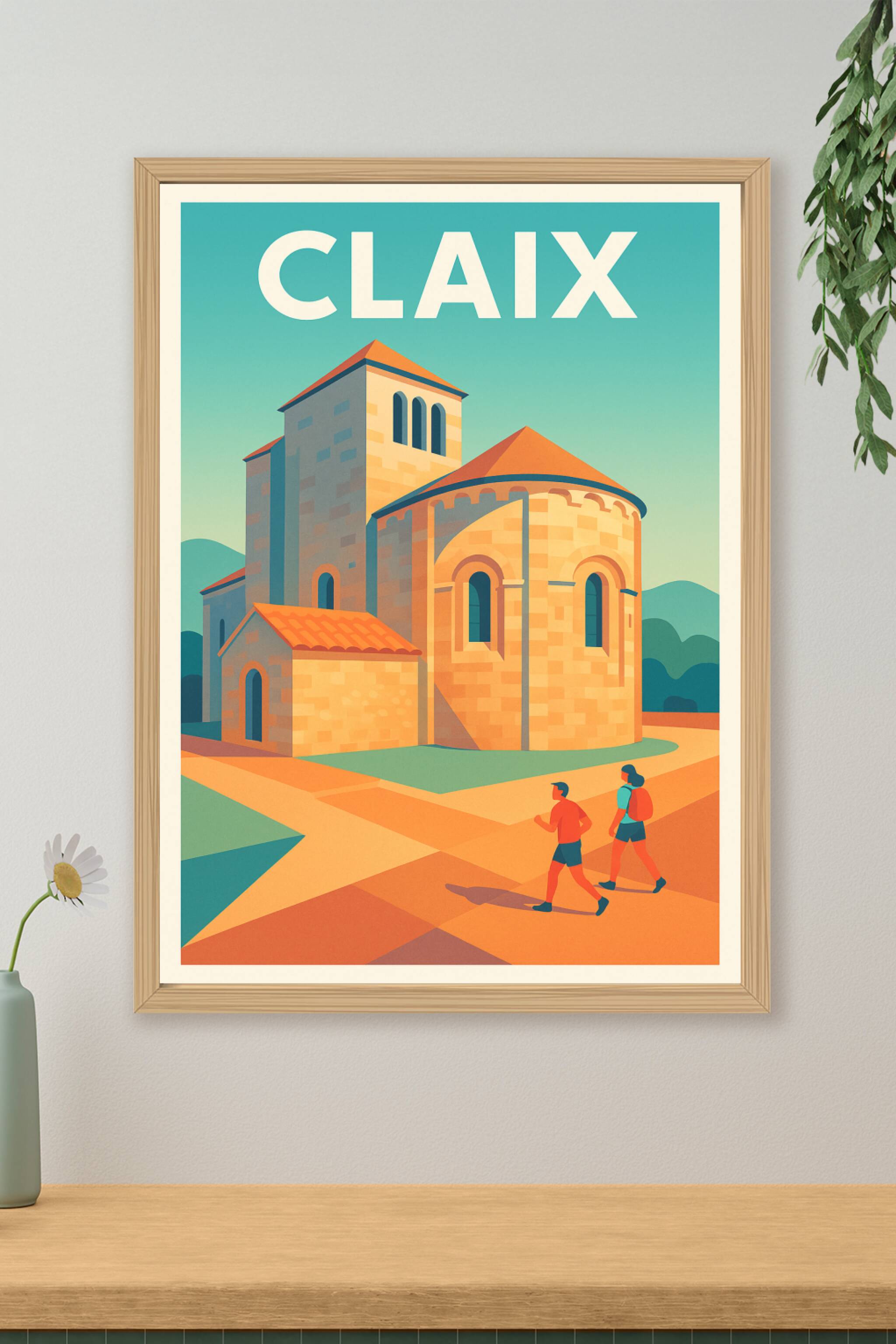 Affiche de Claix - Une escapade architecturale pleine de charme