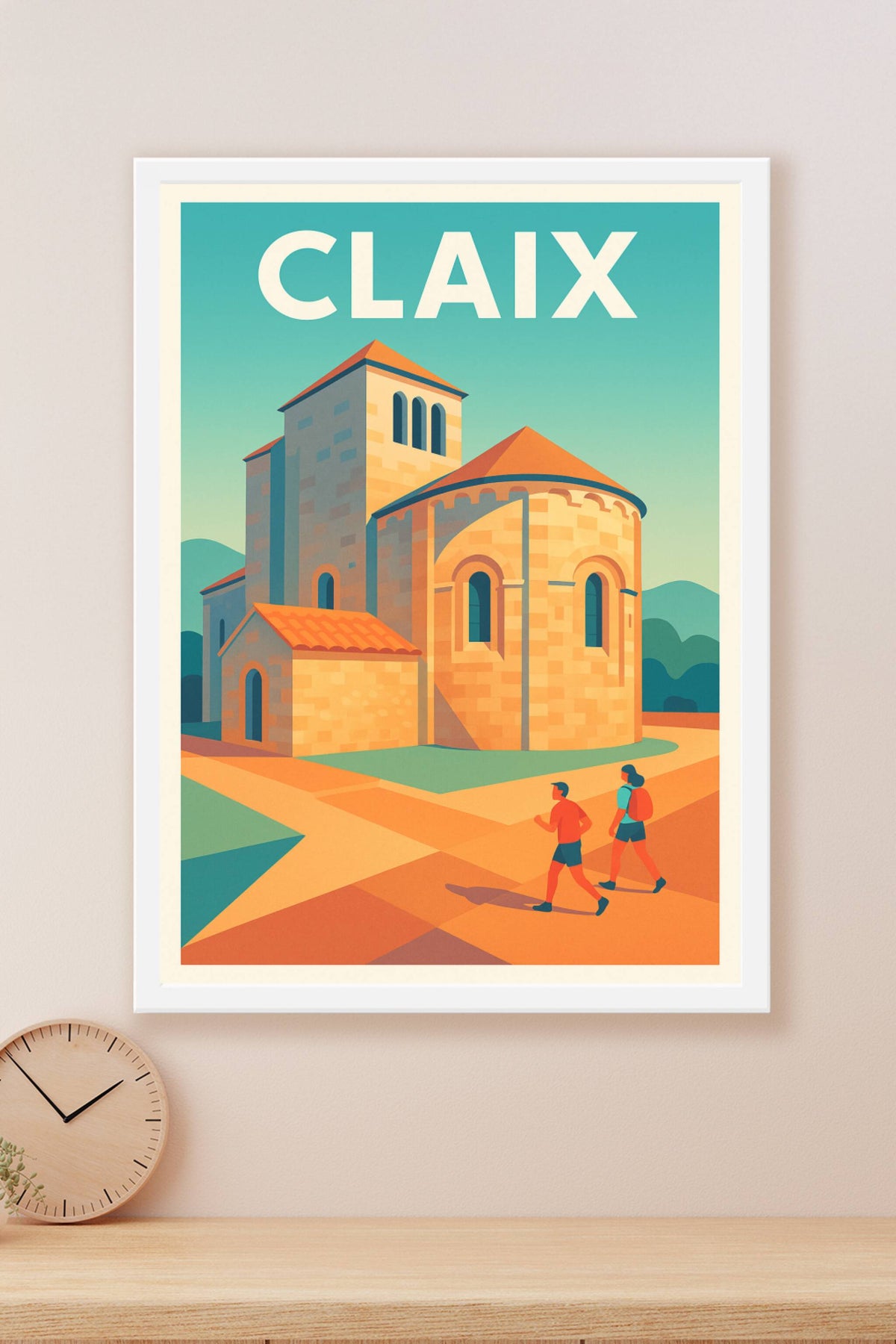 Affiche de Claix - Une escapade architecturale pleine de charme
