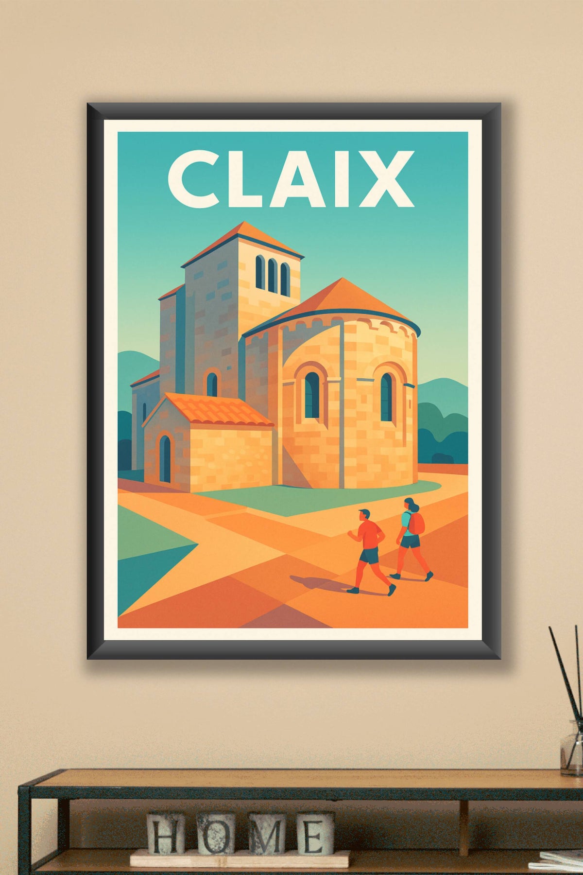 Affiche de Claix - Une escapade architecturale pleine de charme