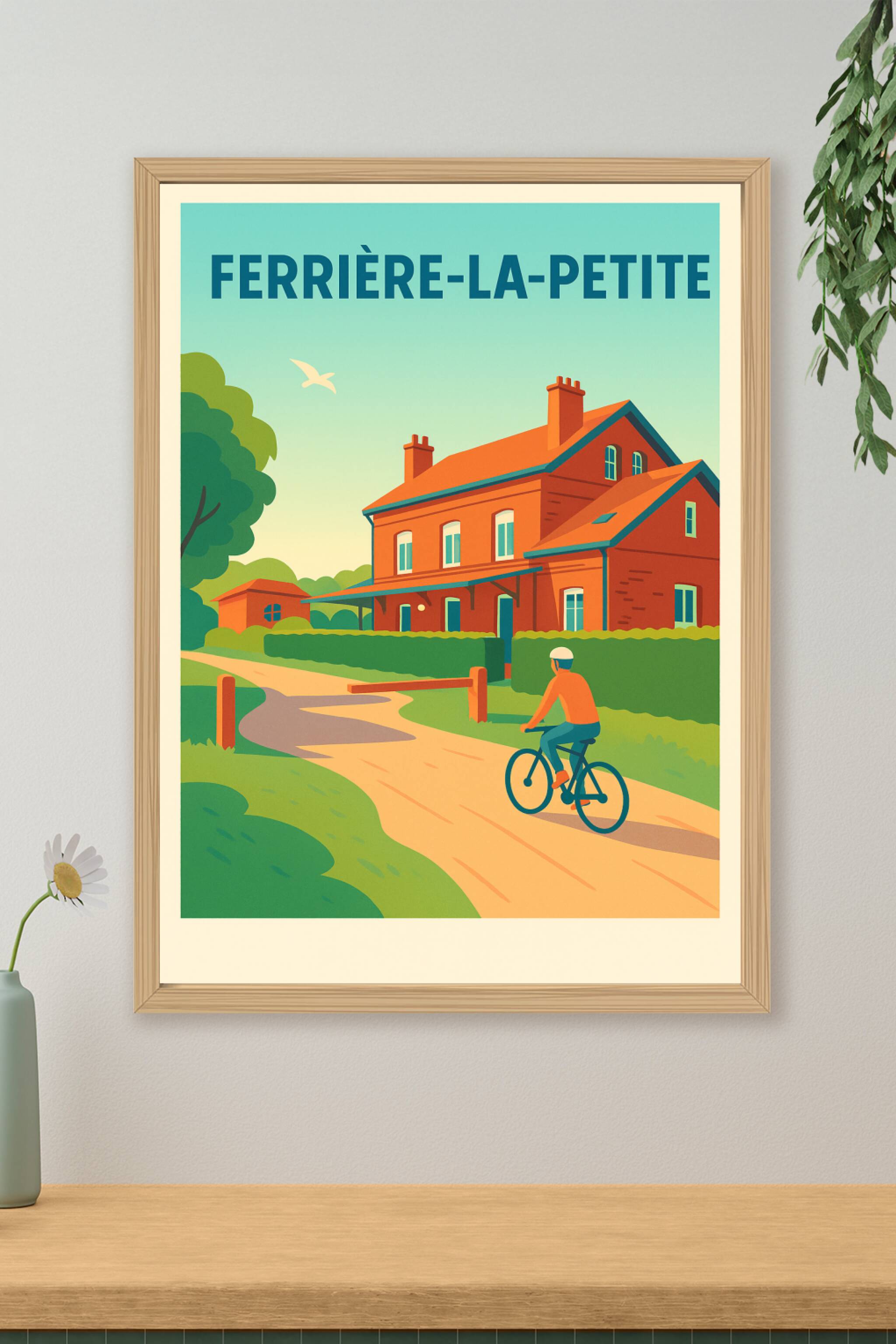 Affiche de Ferrière-la-Petite - Charme campagnard à vélo