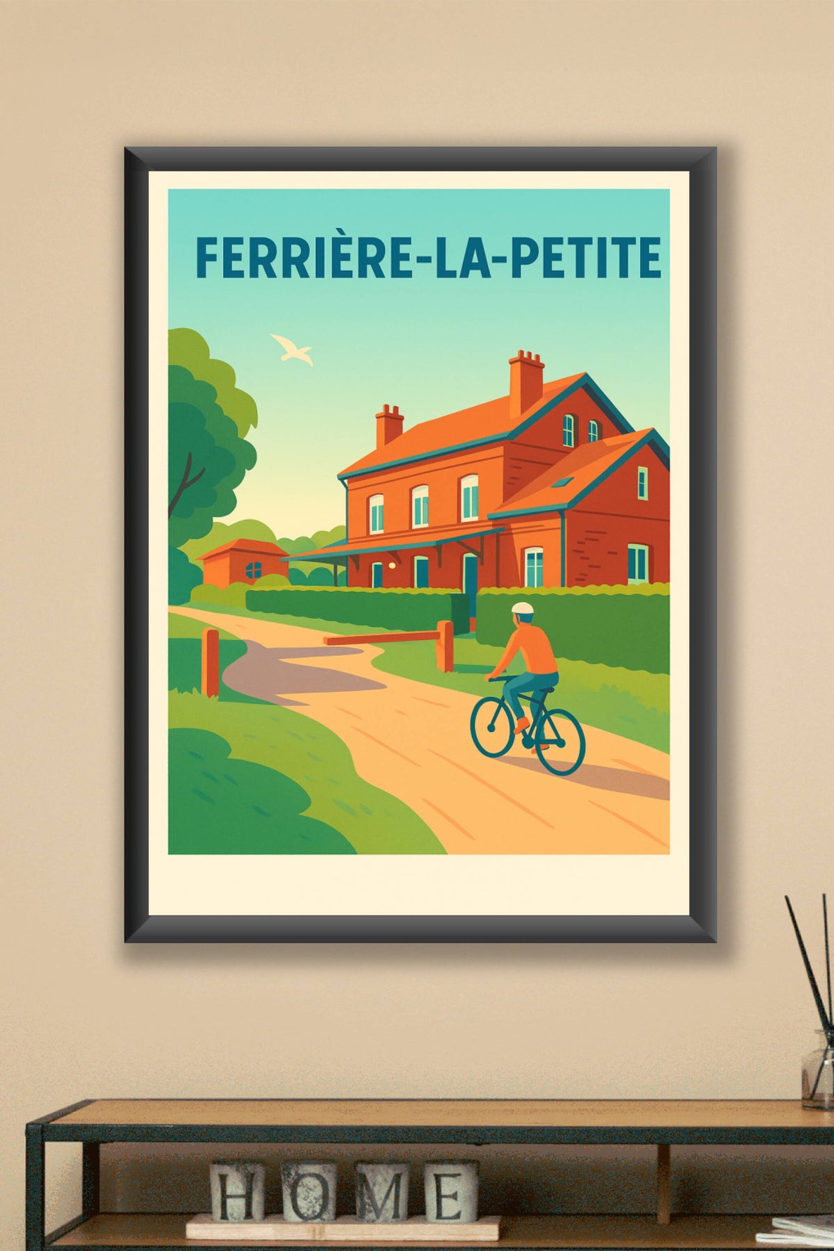 Affiche de Ferrière-la-Petite - Charme campagnard à vélo