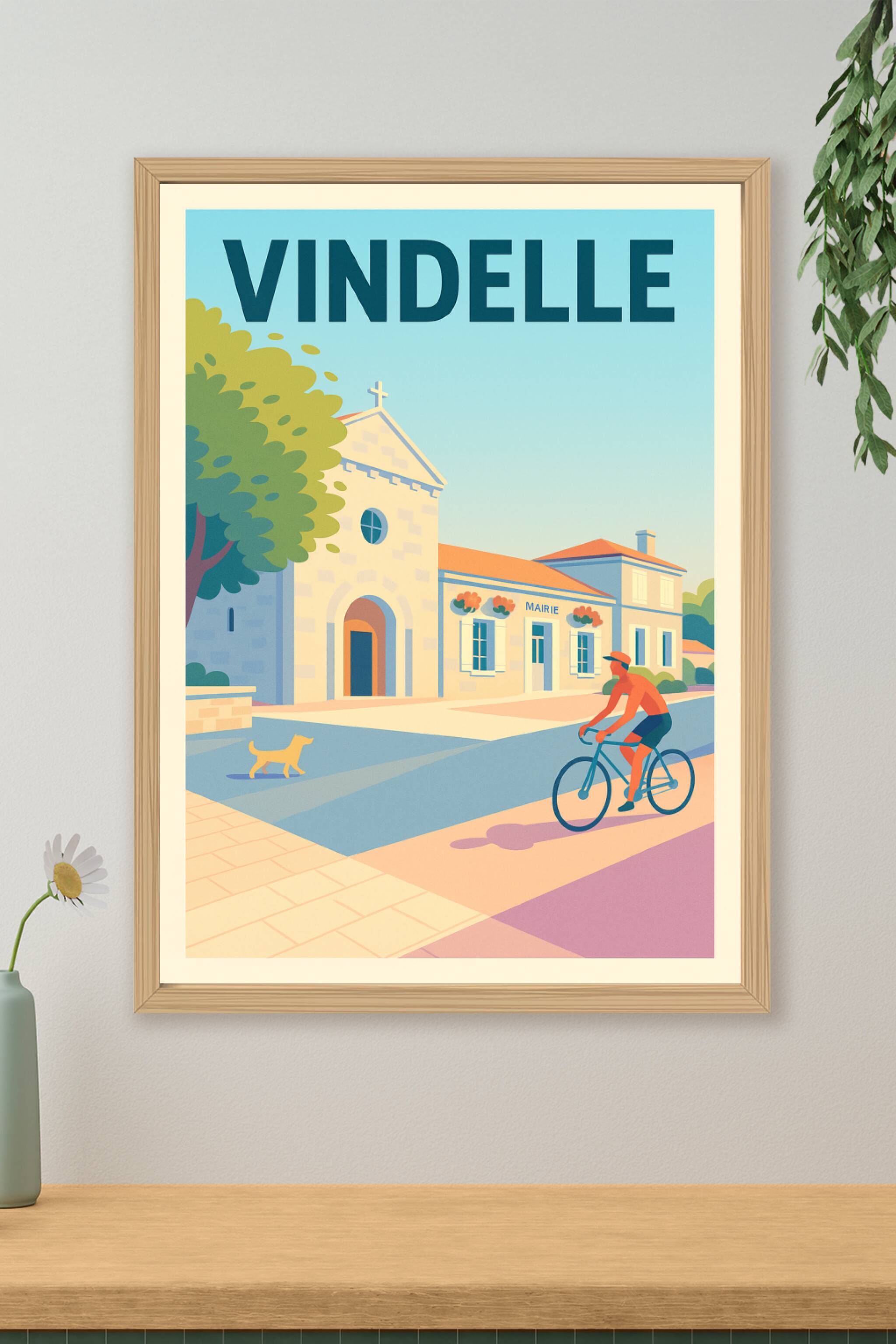 Affiche de Vindelle - Un coin de sérénité au cœur de la commune
