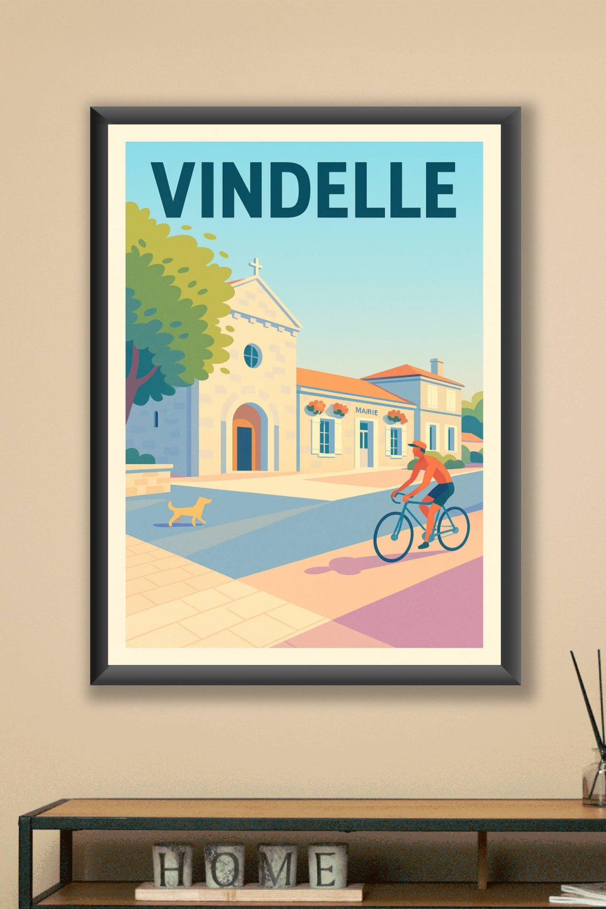 Affiche de Vindelle - Un coin de sérénité au cœur de la commune