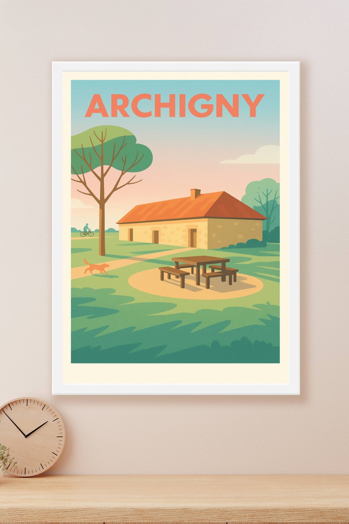 Affiche de Archigny - Douceur et sérénité à la campagne