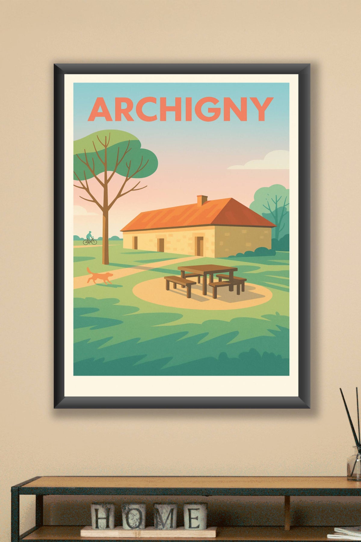 Affiche de Archigny - Douceur et sérénité à la campagne
