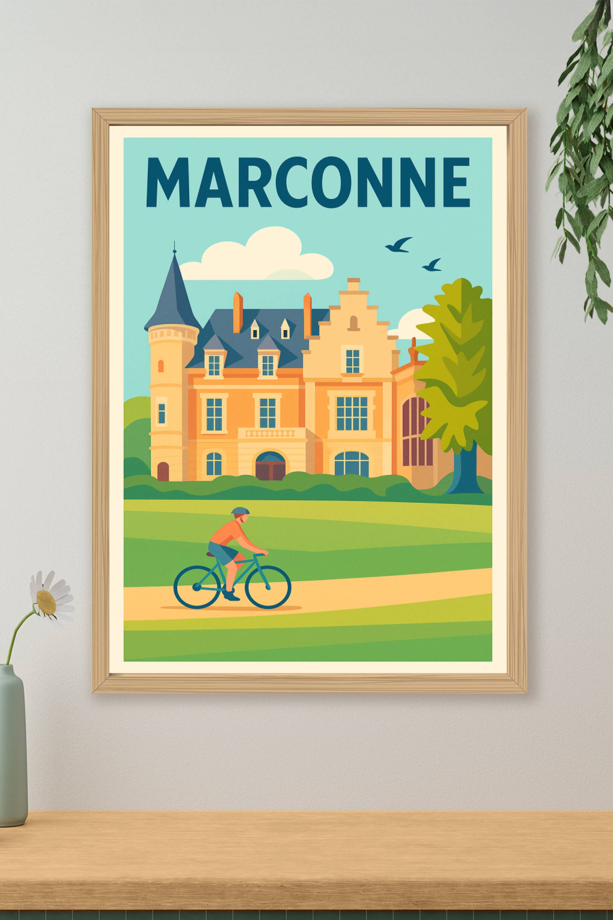 Affiche de Marconne - Charme et Sérénité au Château