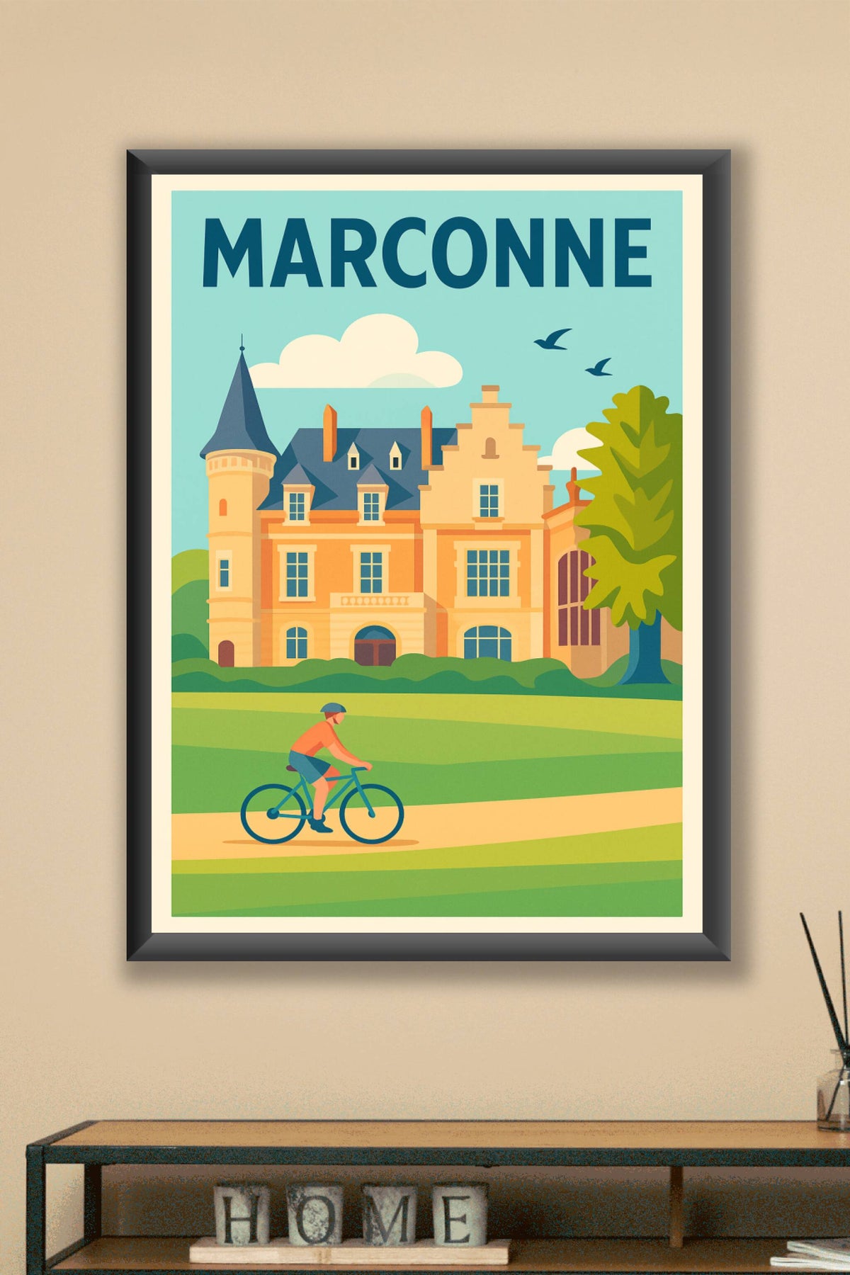 Affiche de Marconne - Charme et Sérénité au Château