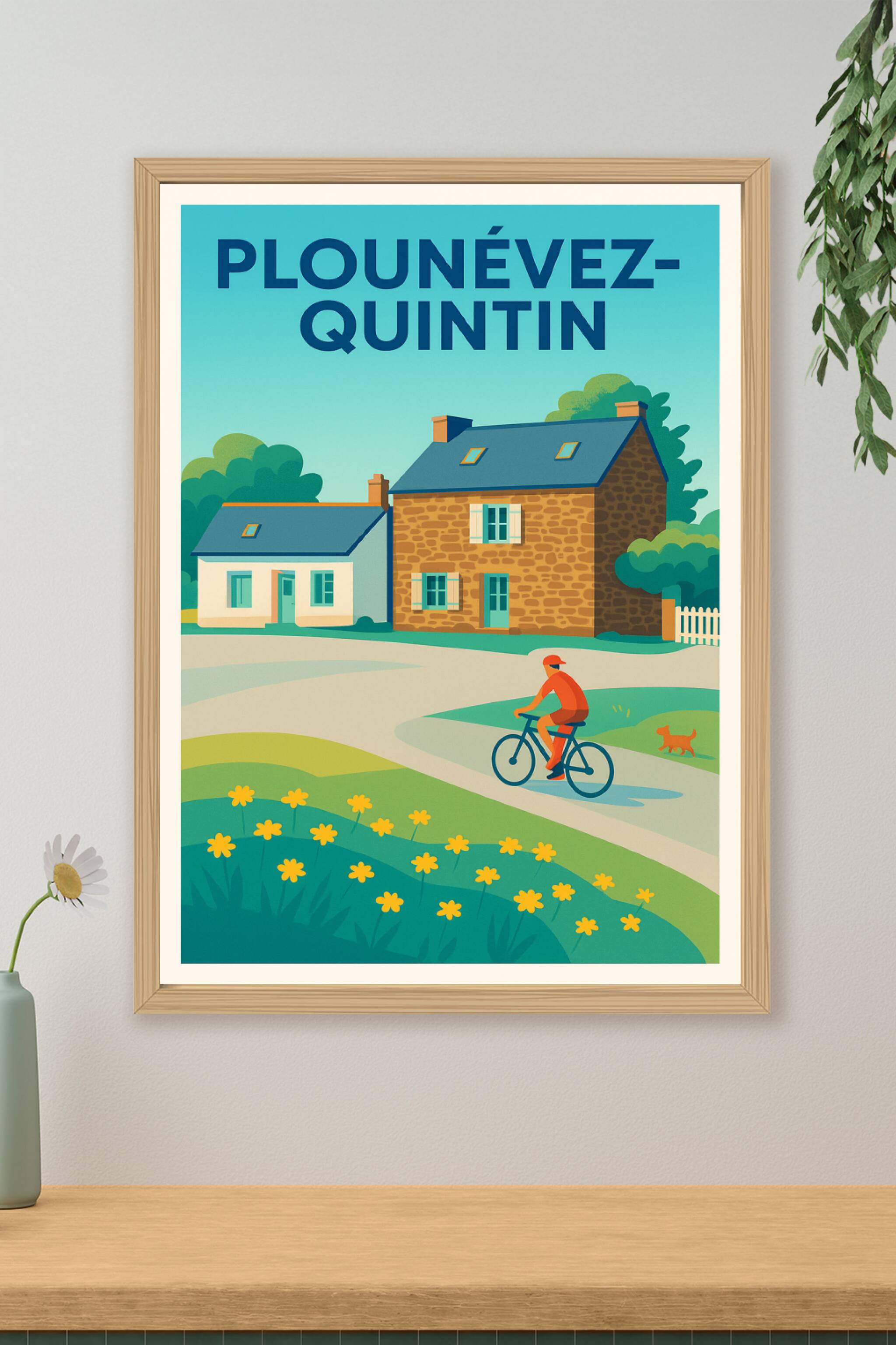Affiche de Plounévez-Quintin - Charme rural et douceur de vivre