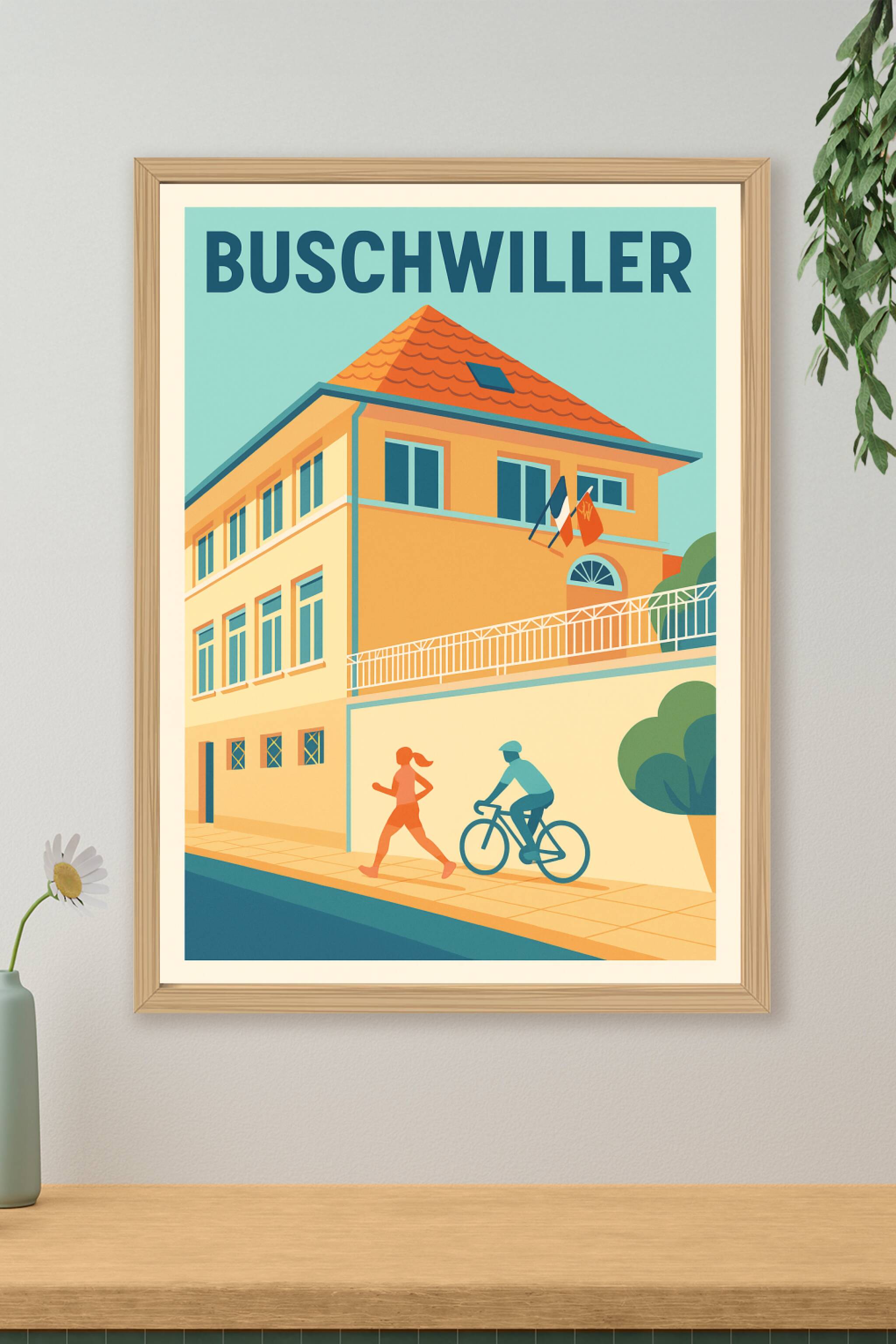 Affiche de Buschwiller - Charme et douceur de la vie locale