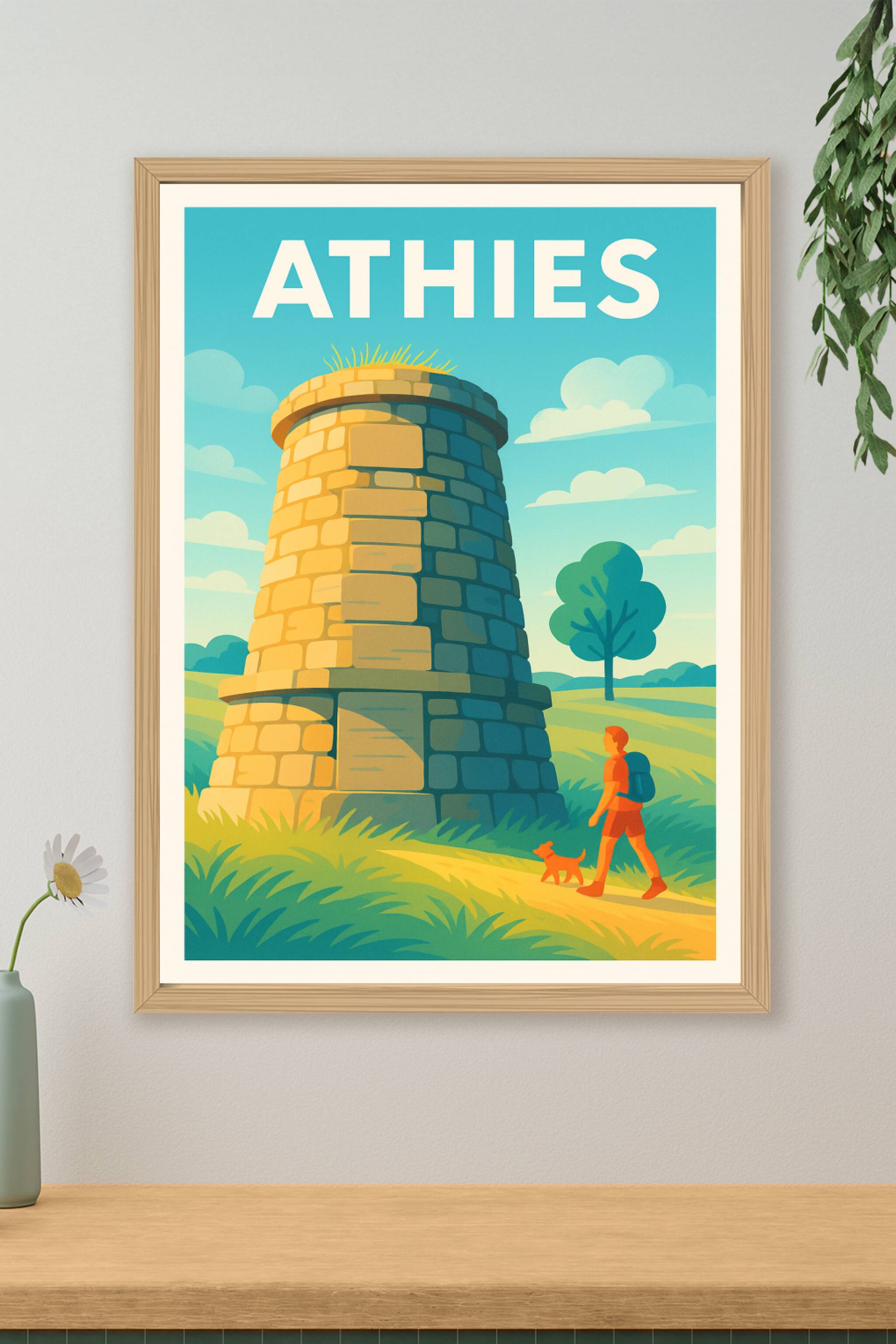 Affiche de Athies - Promenade au cœur du patrimoine