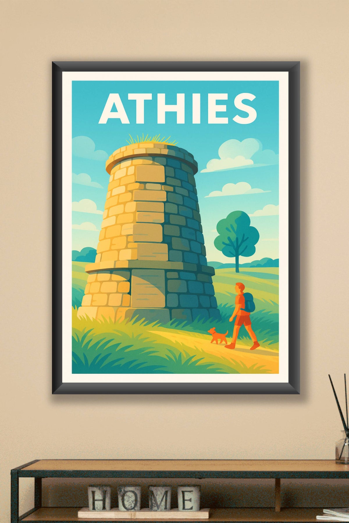 Affiche de Athies - Promenade au cœur du patrimoine