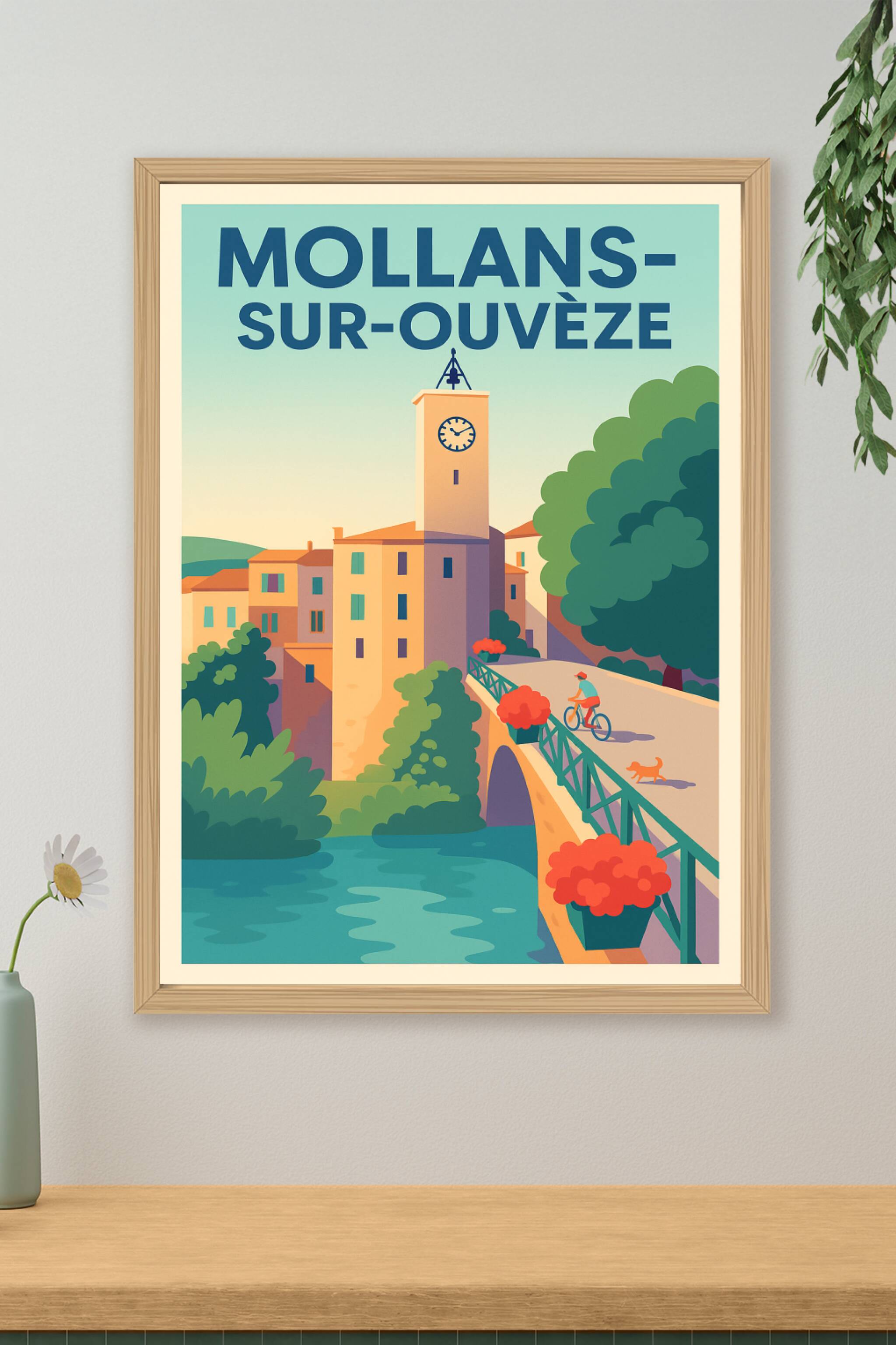 Affiche de Mollans-sur-Ouvèze - Charme et sérénité en Provence