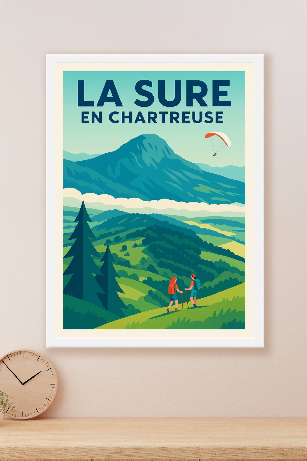 Affiche de La Sure en Chartreuse - Évasion et nature grandeur nature