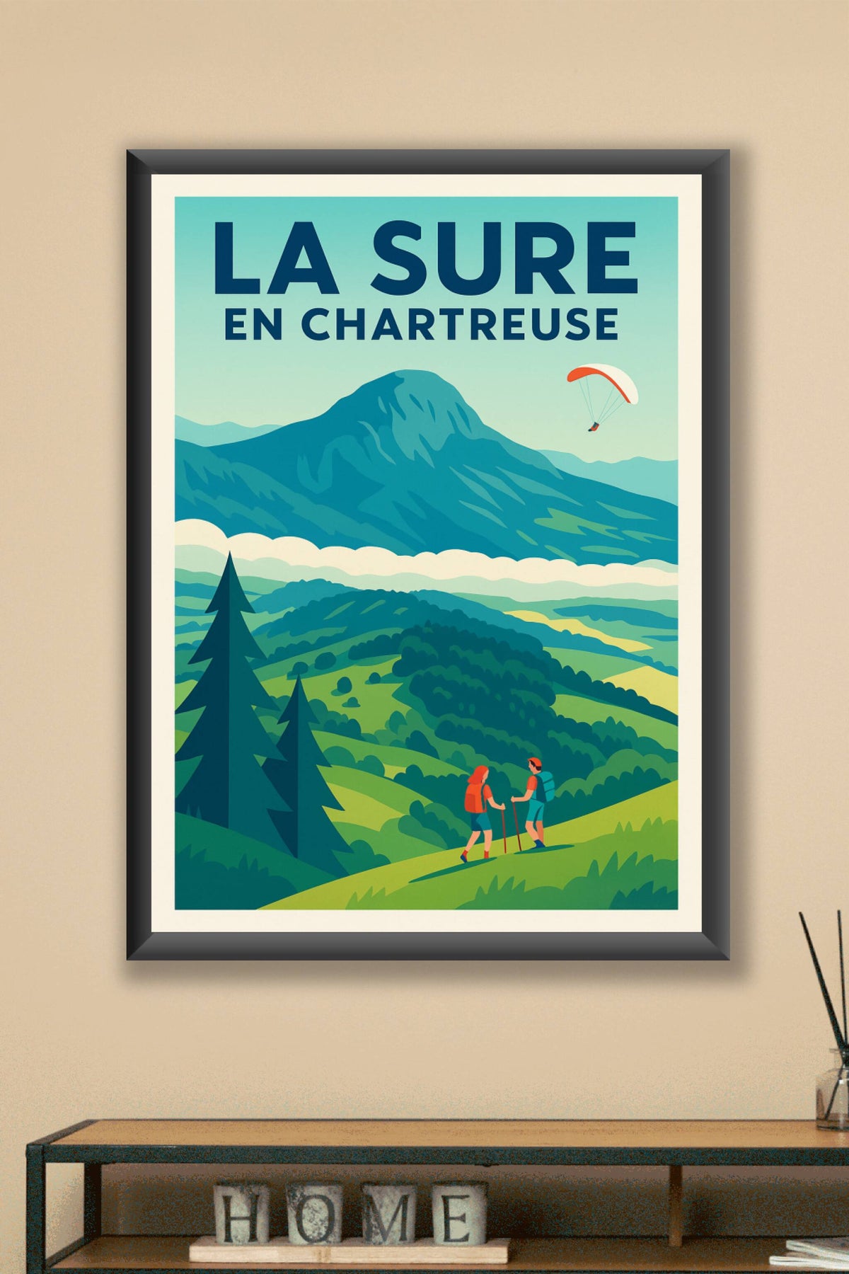 Affiche de La Sure en Chartreuse - Évasion et nature grandeur nature