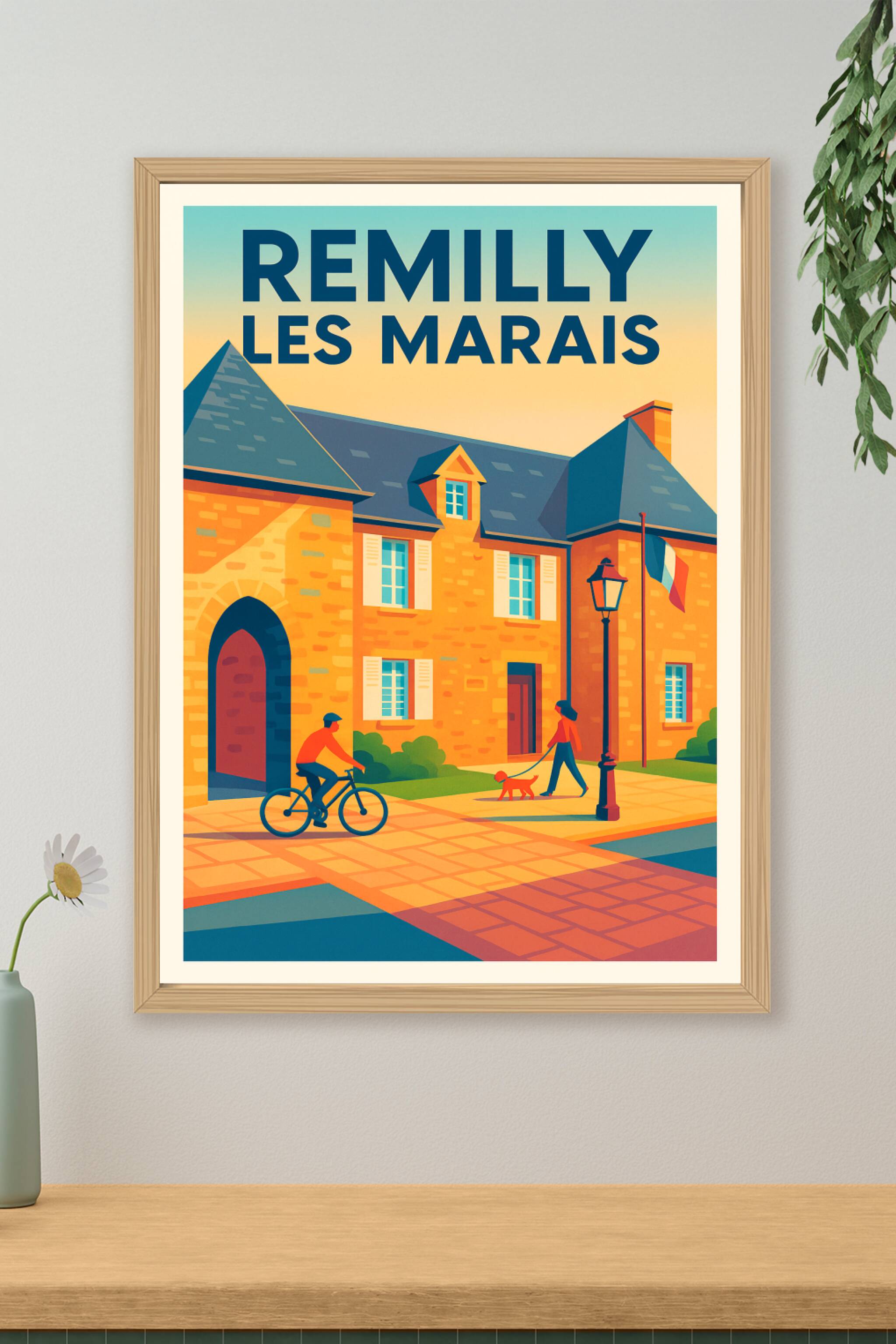 Affiche de Remilly Les Marais - Charme et douceur de vie au cœur du patrimoine