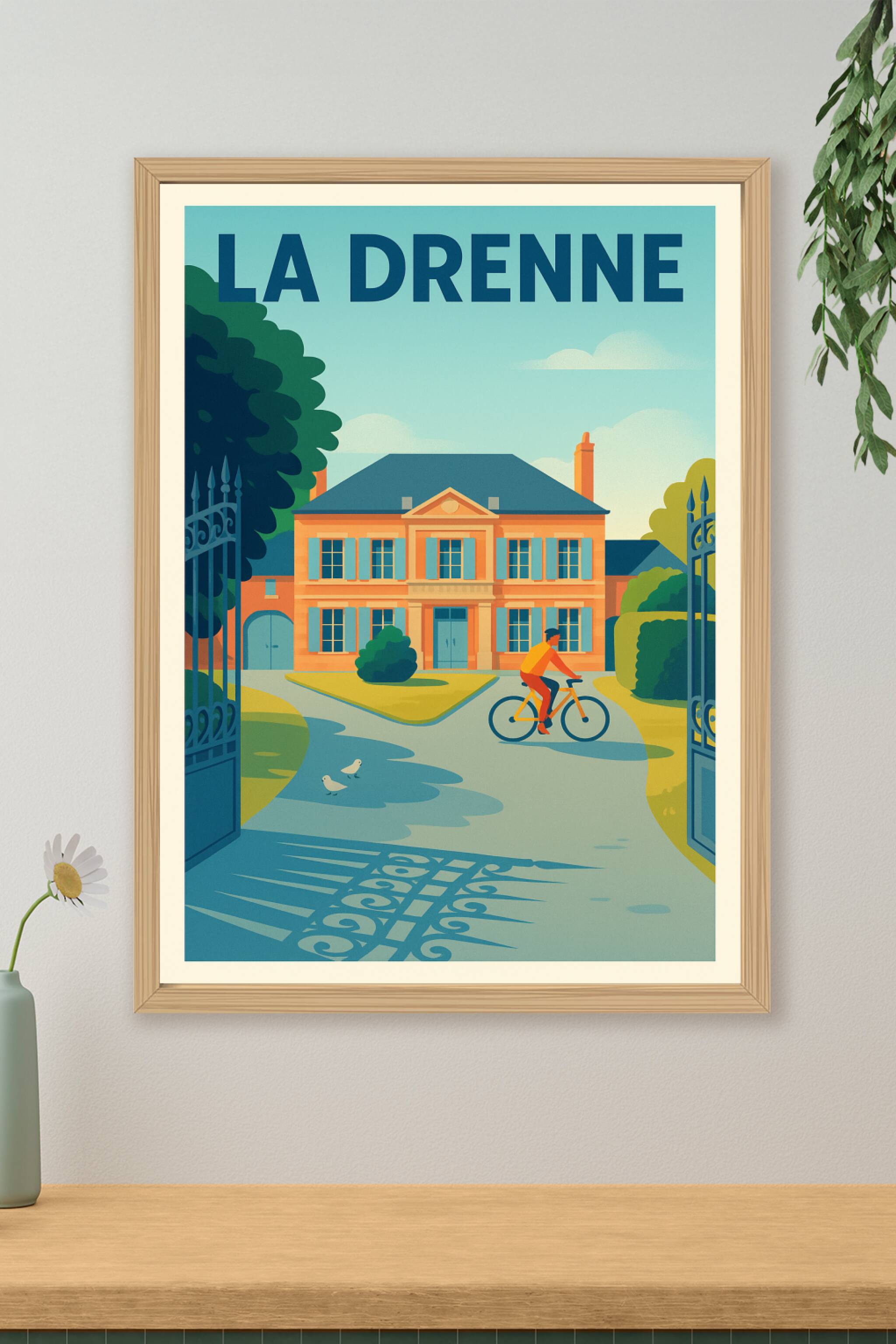 Affiche de La Drenne - Élégance et sérénité au cœur de la nature