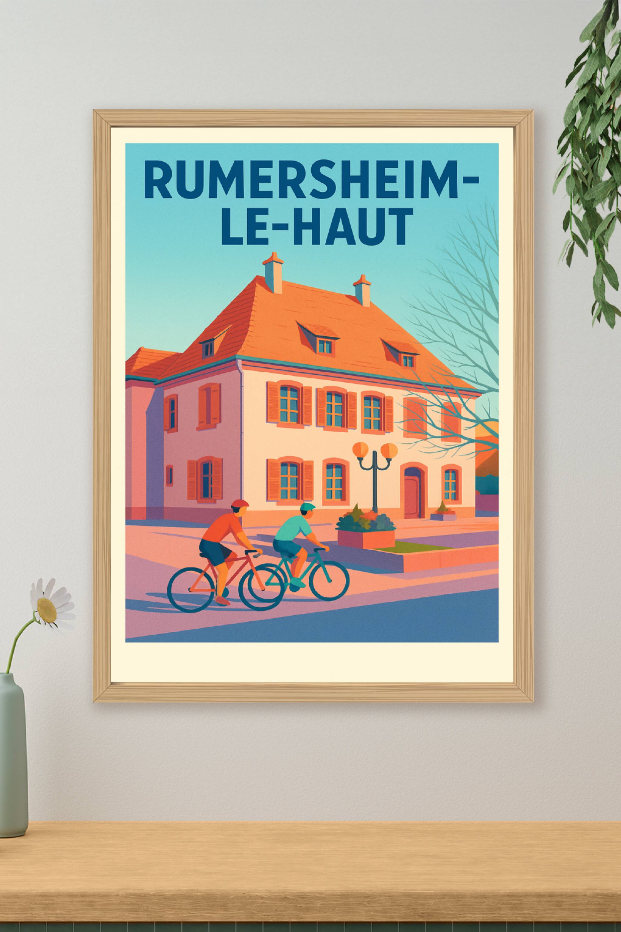 Affiche de Rumersheim-le-Haut - Charme et douceur d'une balade à vélo