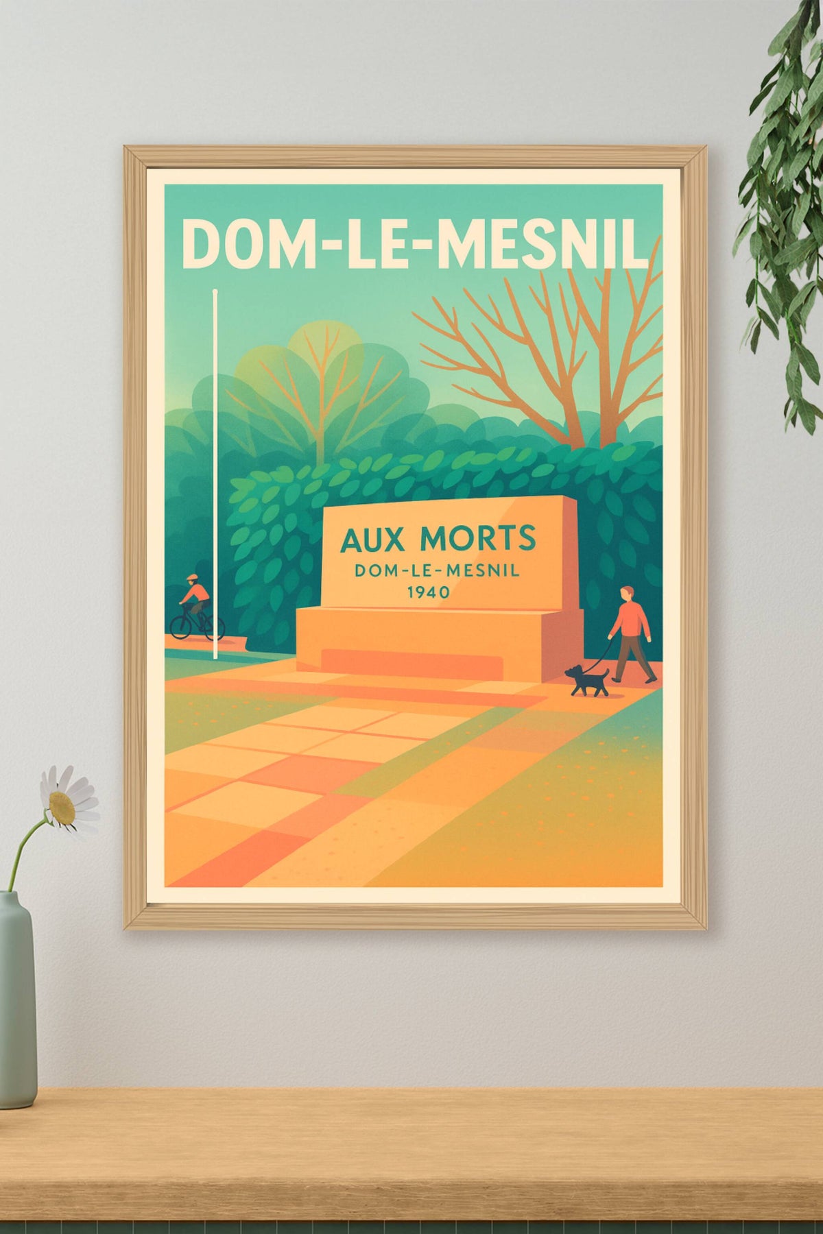 Affiche de Dom-le-Mesnil - Mémoire et Sérénité en Affiche