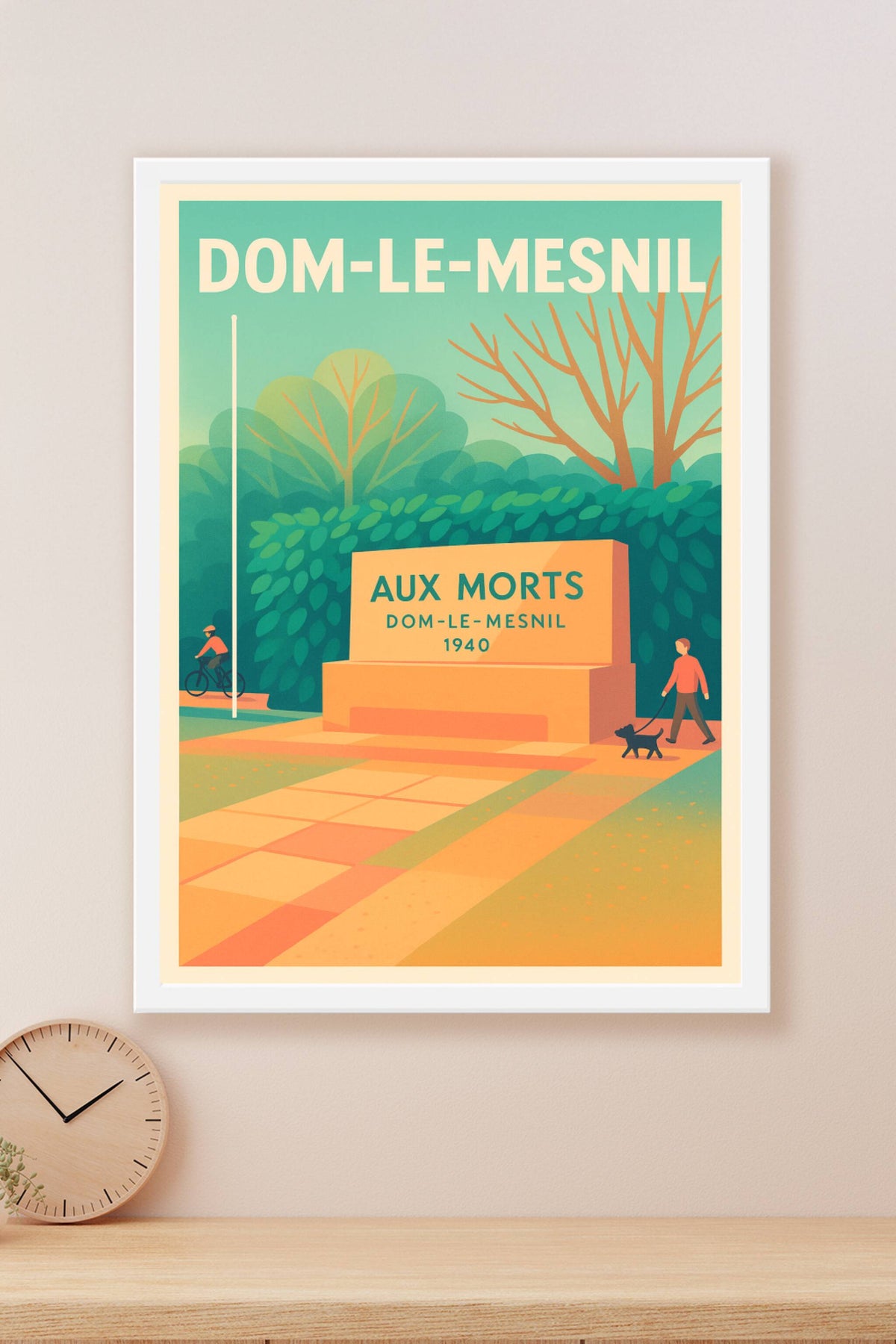 Affiche de Dom-le-Mesnil - Mémoire et Sérénité en Affiche